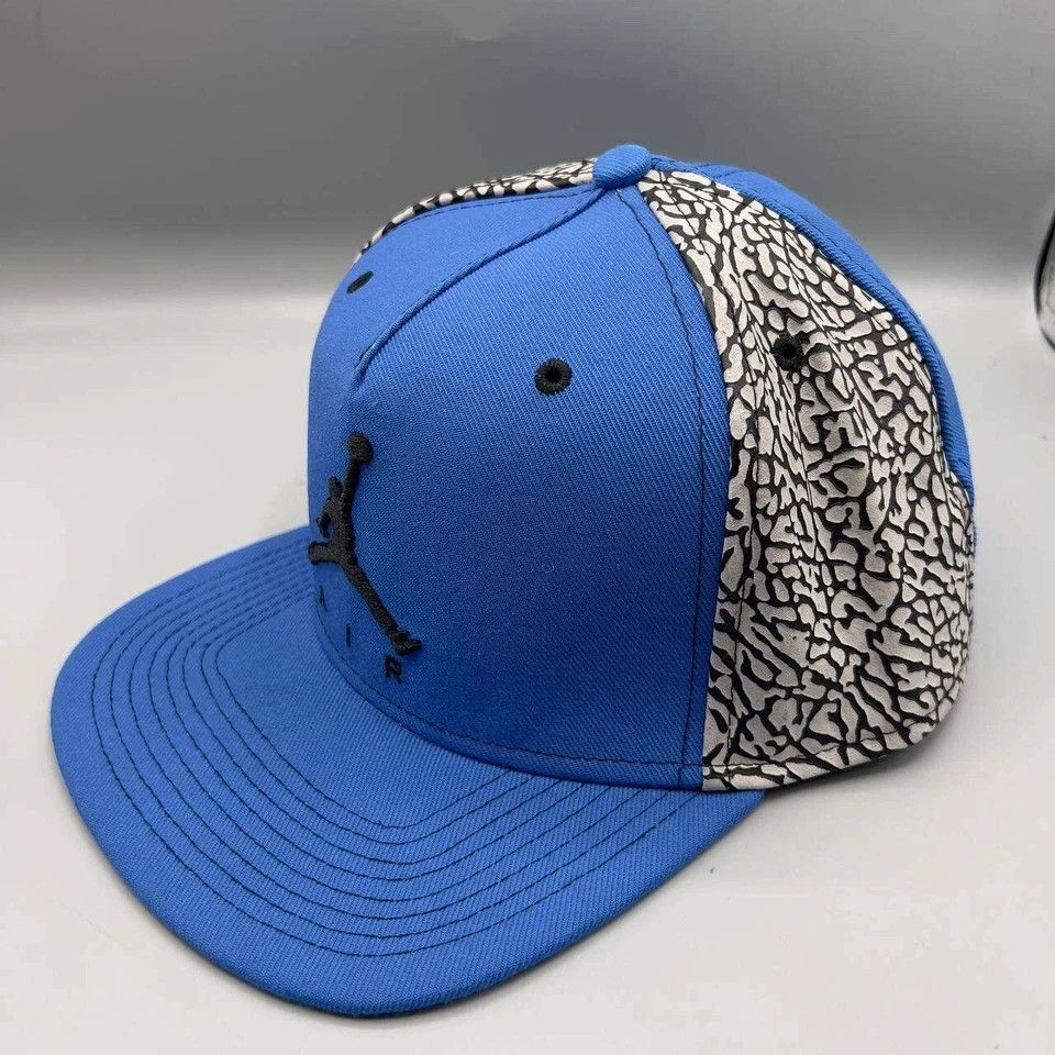 Jordan Brand Air Jordan Hat Men Cement Elephant Jumpman Snap Back Cap Size ONE SIZE - 3 Thumbnail