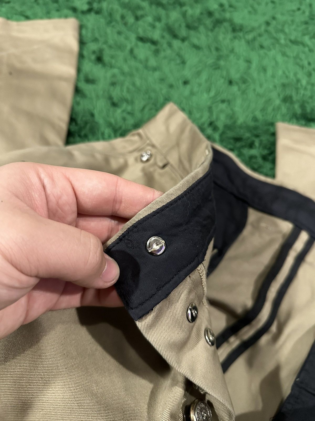 Chrome Hearts Chrome Hearts 40 Patch Tan Chino Pants Size US 34 / EU 50 - 12 Thumbnail