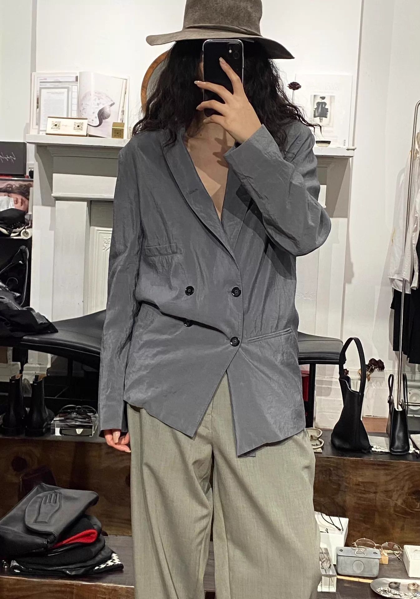 Lemaire Lemaire Dry Silk Suit XS 70-75cm Loose Size XS / US 0-2 / IT 36-38 - 7 Thumbnail