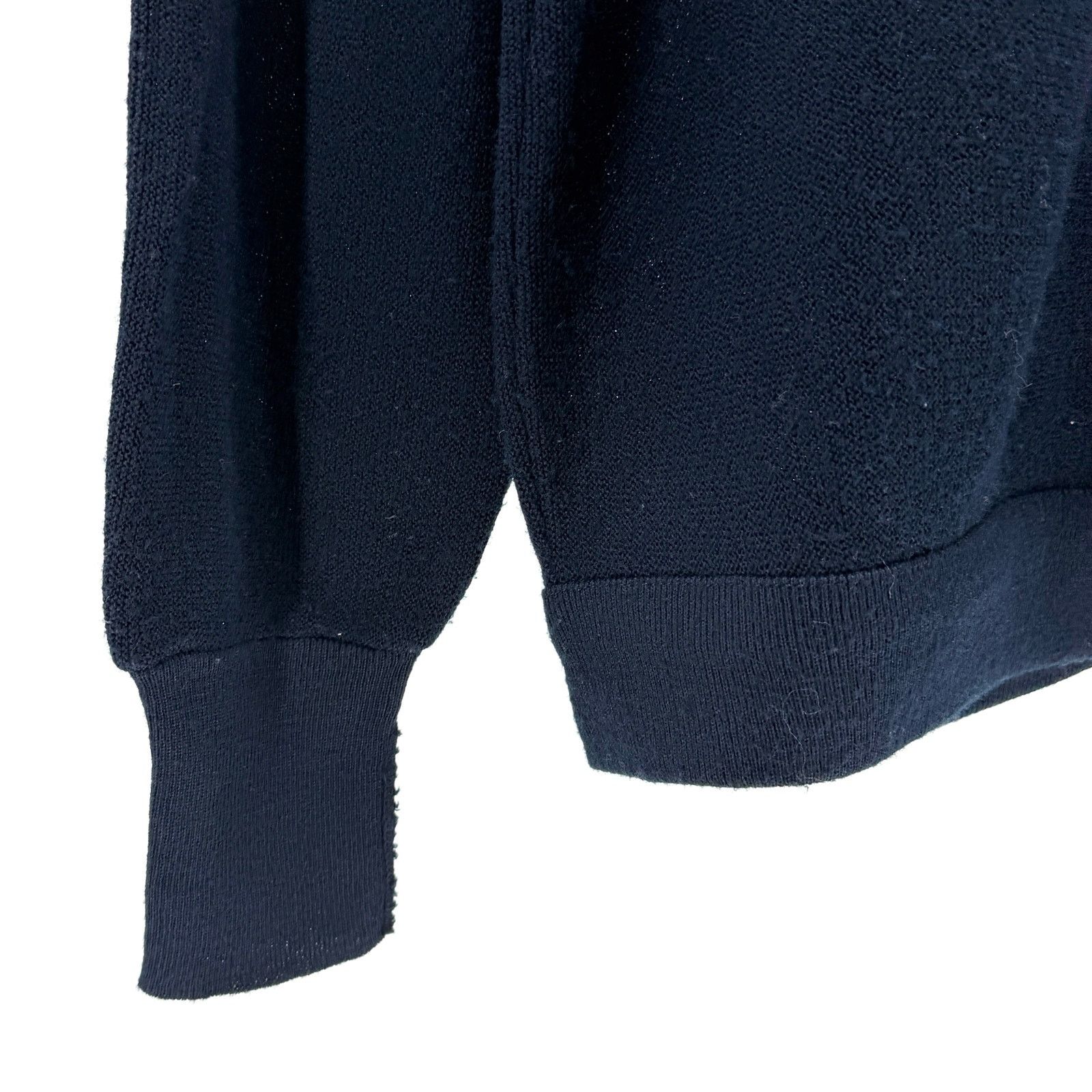 Lacoste Vintage 80s Navy Blue V-Neck Orlon Acrylic Sweater Size US XL / EU 56 / 4 - 3 Thumbnail