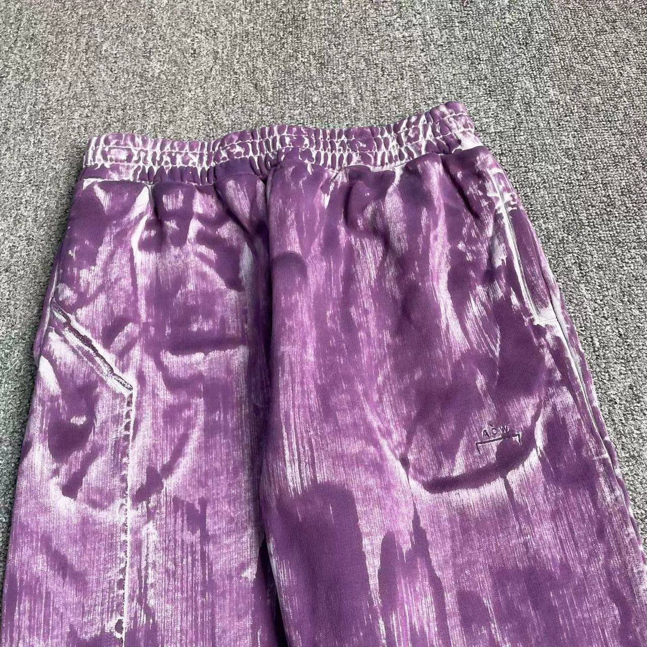 A-COLD-WALL* A-COLD-WALL Purple Tie-Dye Sweatpants Size US 26 / EU 42 - 3 Thumbnail