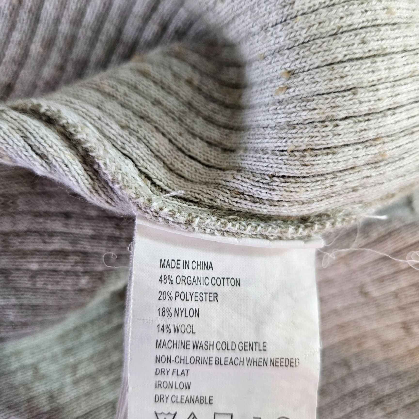 Prana prAna Womens Avalone Sweater Dress Sz Small Stone Long Sleeve Cotton Blend Size S / US 4 / IT 40 - 4 Thumbnail