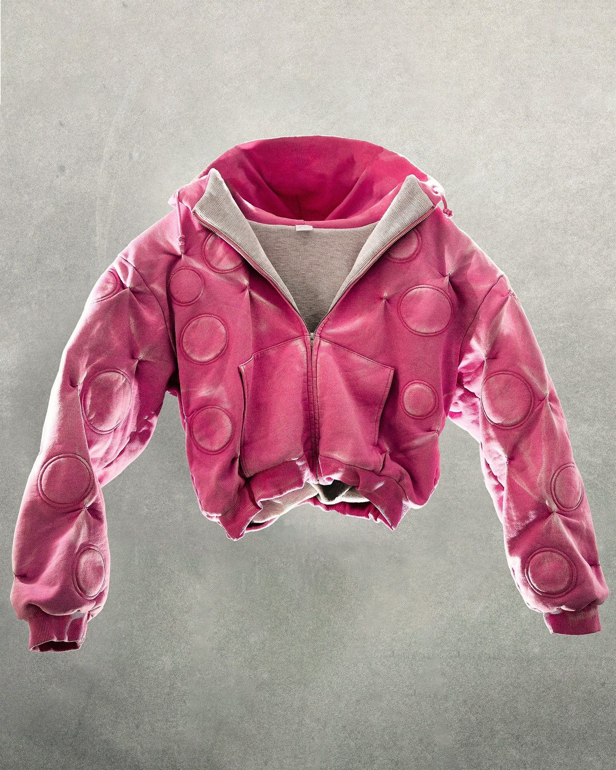 Bad Son Bubblegum Oxygen padded zip up hoodie Size US L / EU 52-54 / 3 - 1 Thumbnail