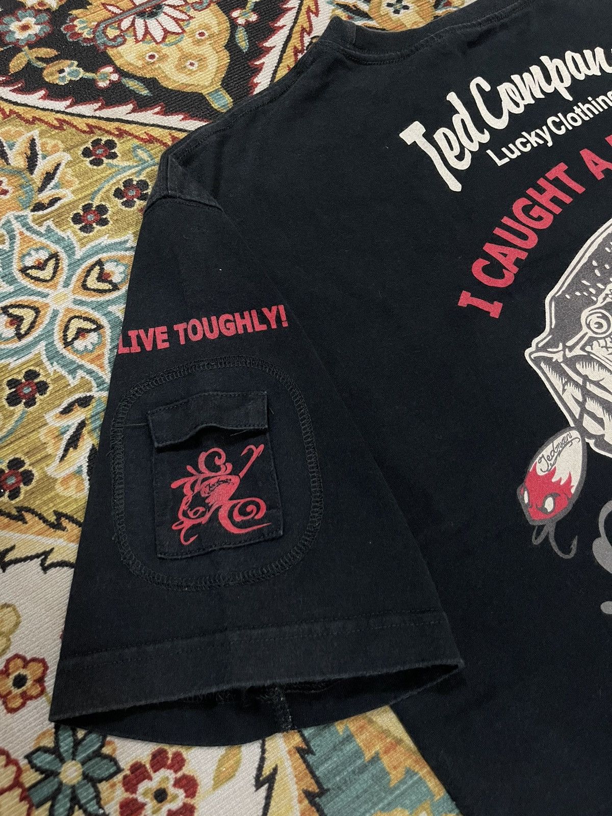Japanese Brand × Vintage Ted Company Lucky Red Devil Sukajan Big Logo Vintage Tee Size US L / EU 52-54 / 3 - 8 Thumbnail
