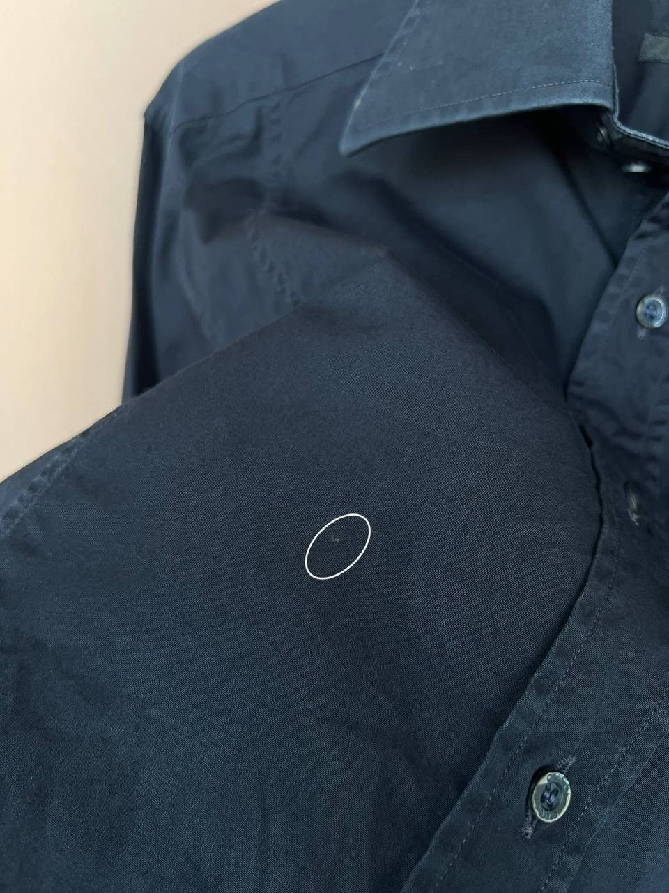 Gucci Gucci Black Button Up Shirt Mens Size 41/16 or M/L Luxury Size US M / EU 48-50 / 2 - 14 Thumbnail