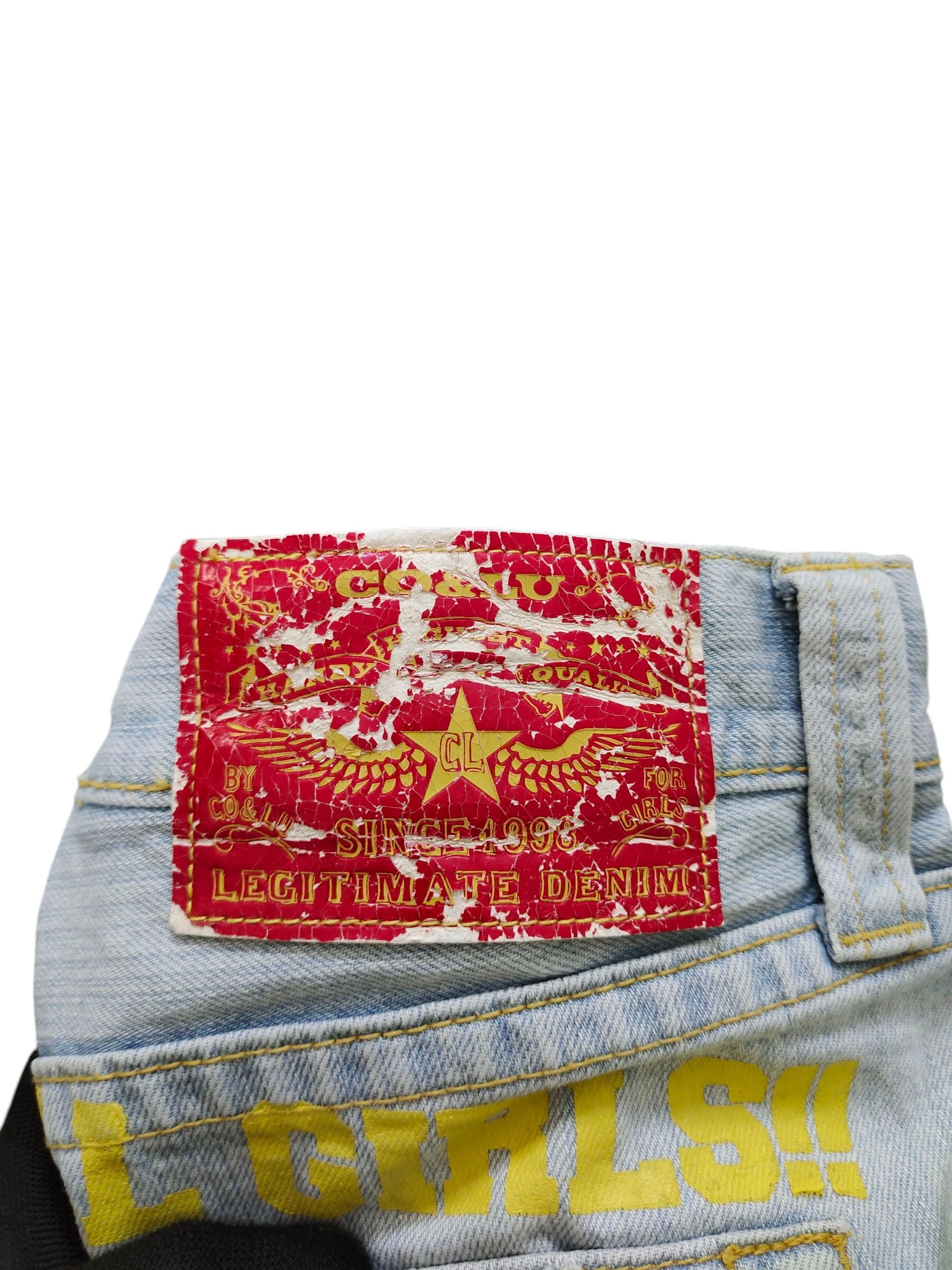 Hysteric Glamour × Undercover Japanese Brand CL Printed Distress Faded Denim Jeans Size US 31 - 11 Thumbnail
