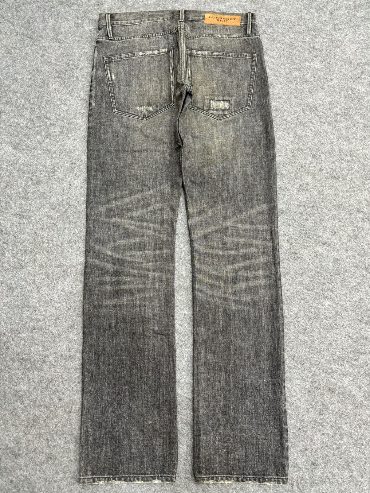 Burberry Statement Denim💥BURBERRY Patchwork Distressed Denim F568 Size US 31 - 24 Thumbnail