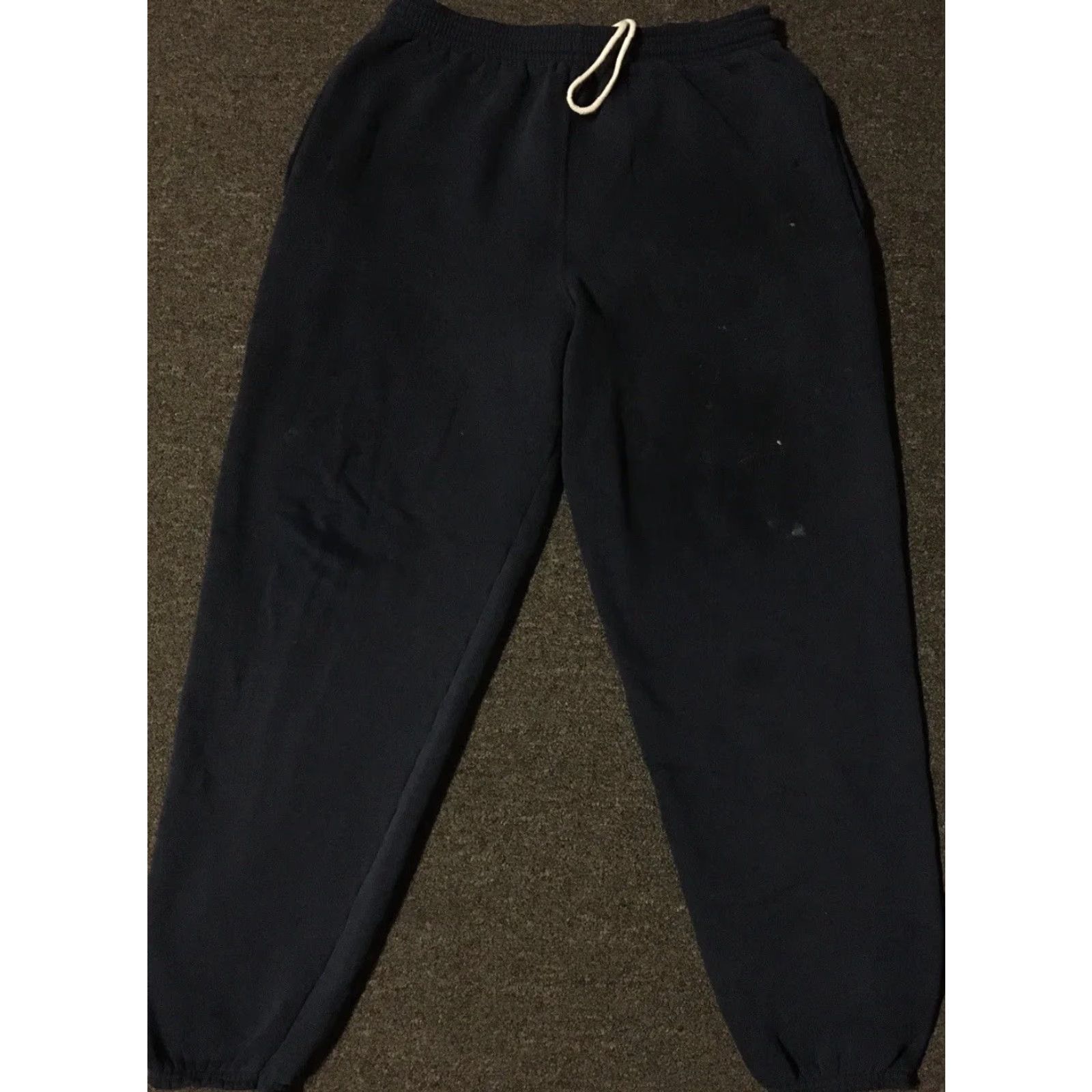 Soffe Vtg 90s Faded Distress Sweatpants M USA Paint Grunge Track PE Gym Punk Surf 80s Size US 31 - 2 Thumbnail
