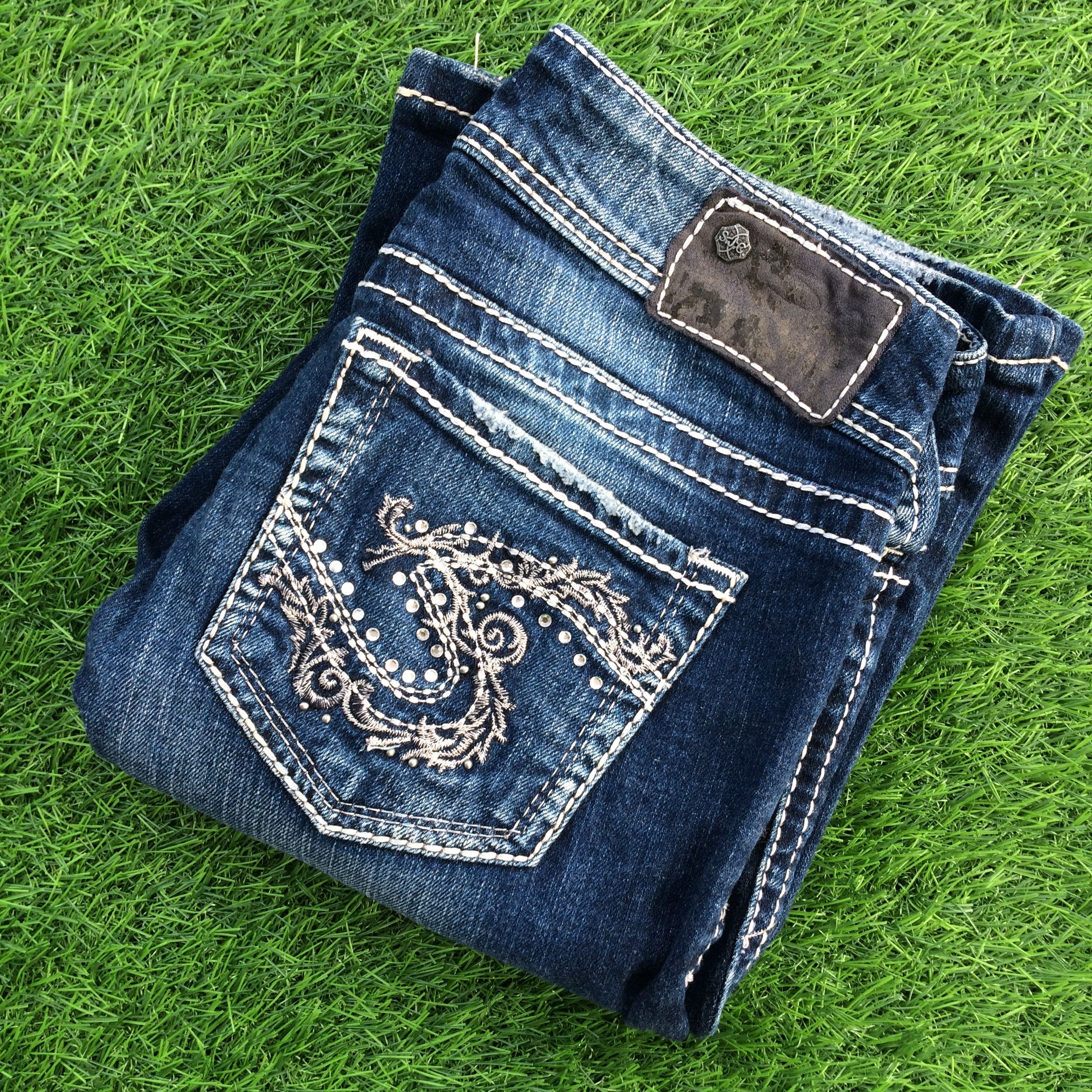 Designer × Silver Jeans Co. Silver Jeans Bootcut Stretch Jeans D-844 Size 27" / US 4 / IT 40 - 8 Thumbnail