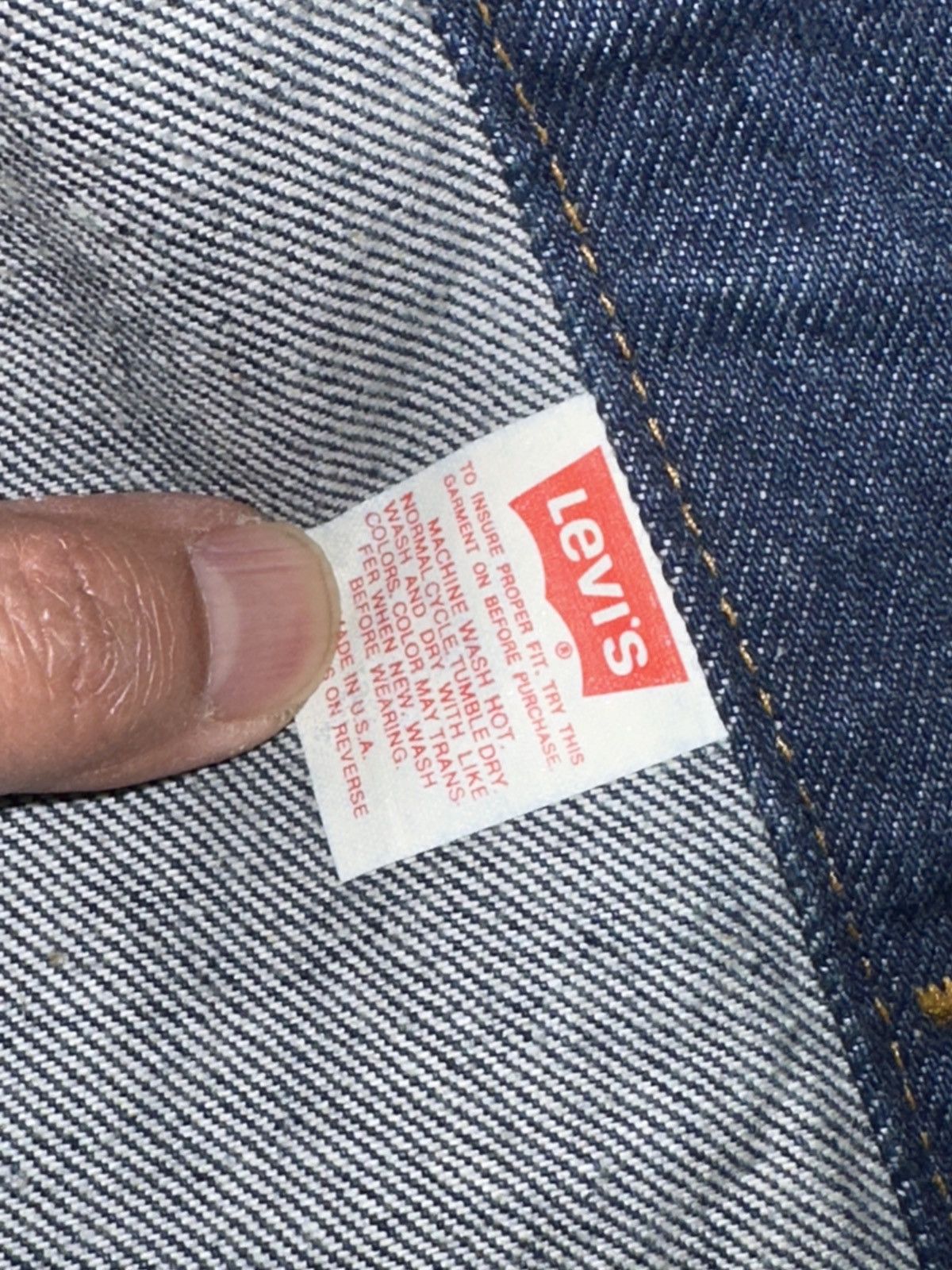 Levi's Vintage Clothing VTG 90s Levi's 70506-0216 Denim Trucker Jacket Men's Size 48 Size US XXL / EU 58 / 5 - 8 Thumbnail
