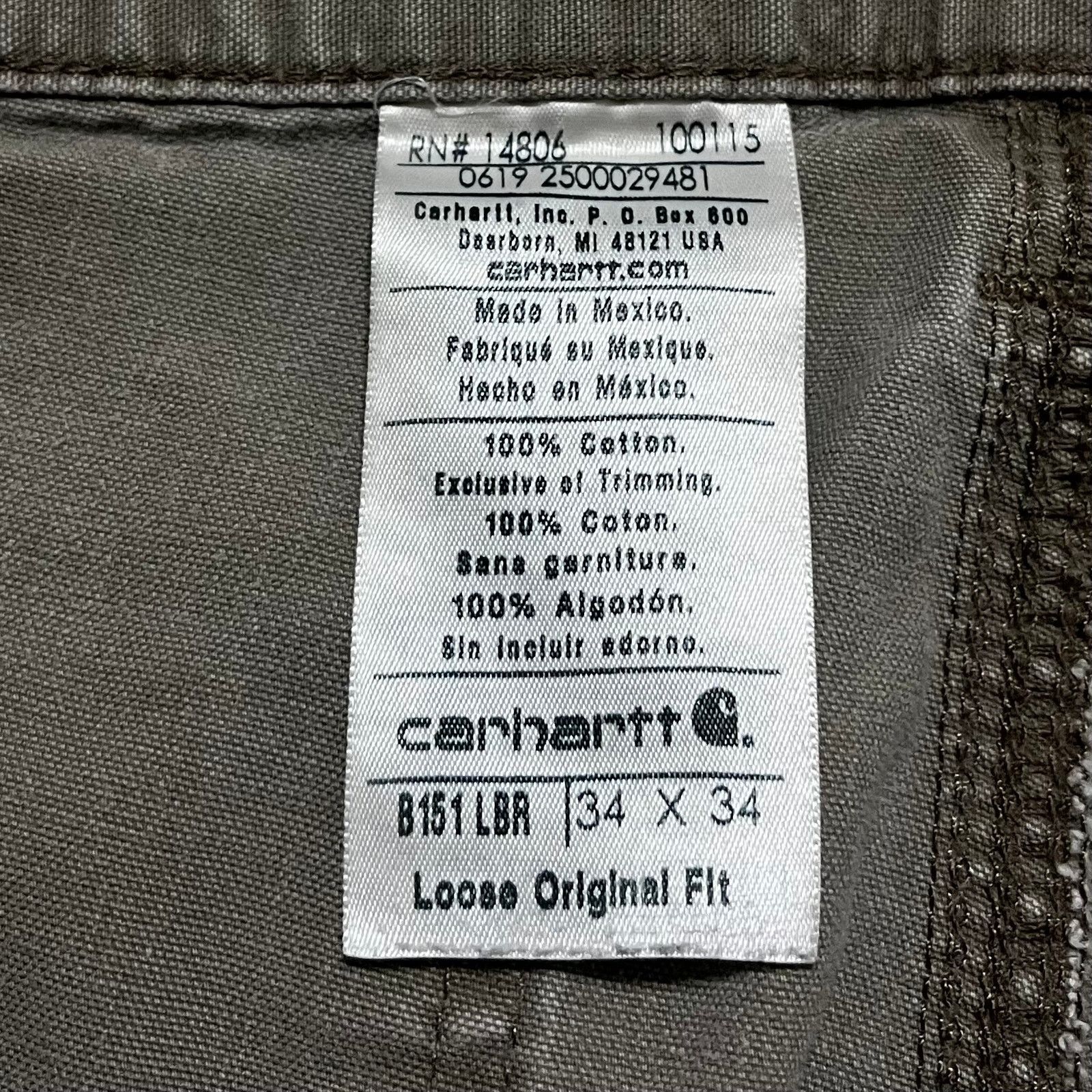 Carhartt Vintage Carhartt Carpenter Cargo Brown Workwear Pants 32W Size US 32 / EU 48 - 4 Thumbnail