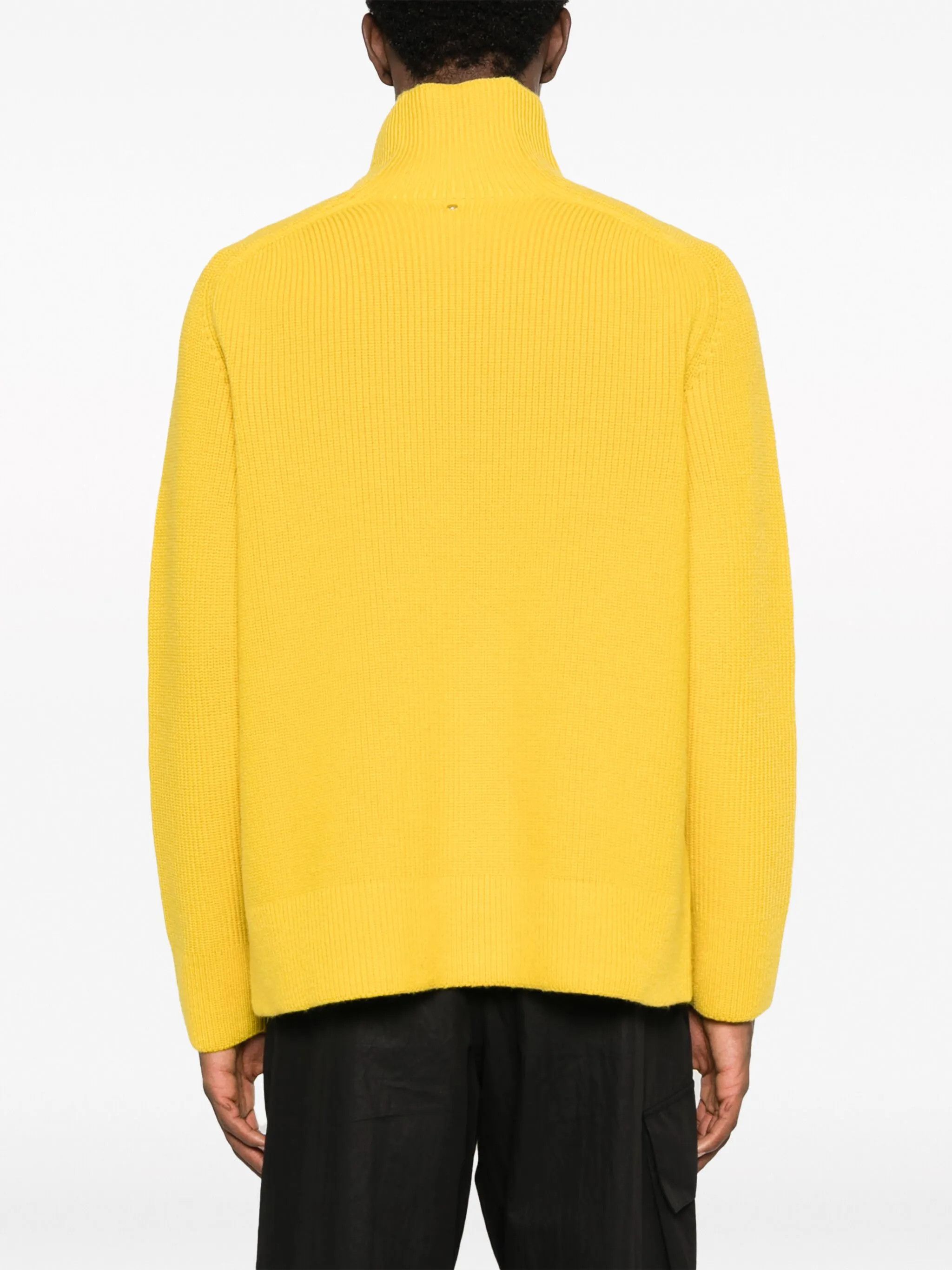 OAMC o1y0225 Logo Turtleneck Sweatshirt in Yellow Size US S / EU 44-46 / 1 - 4 Thumbnail