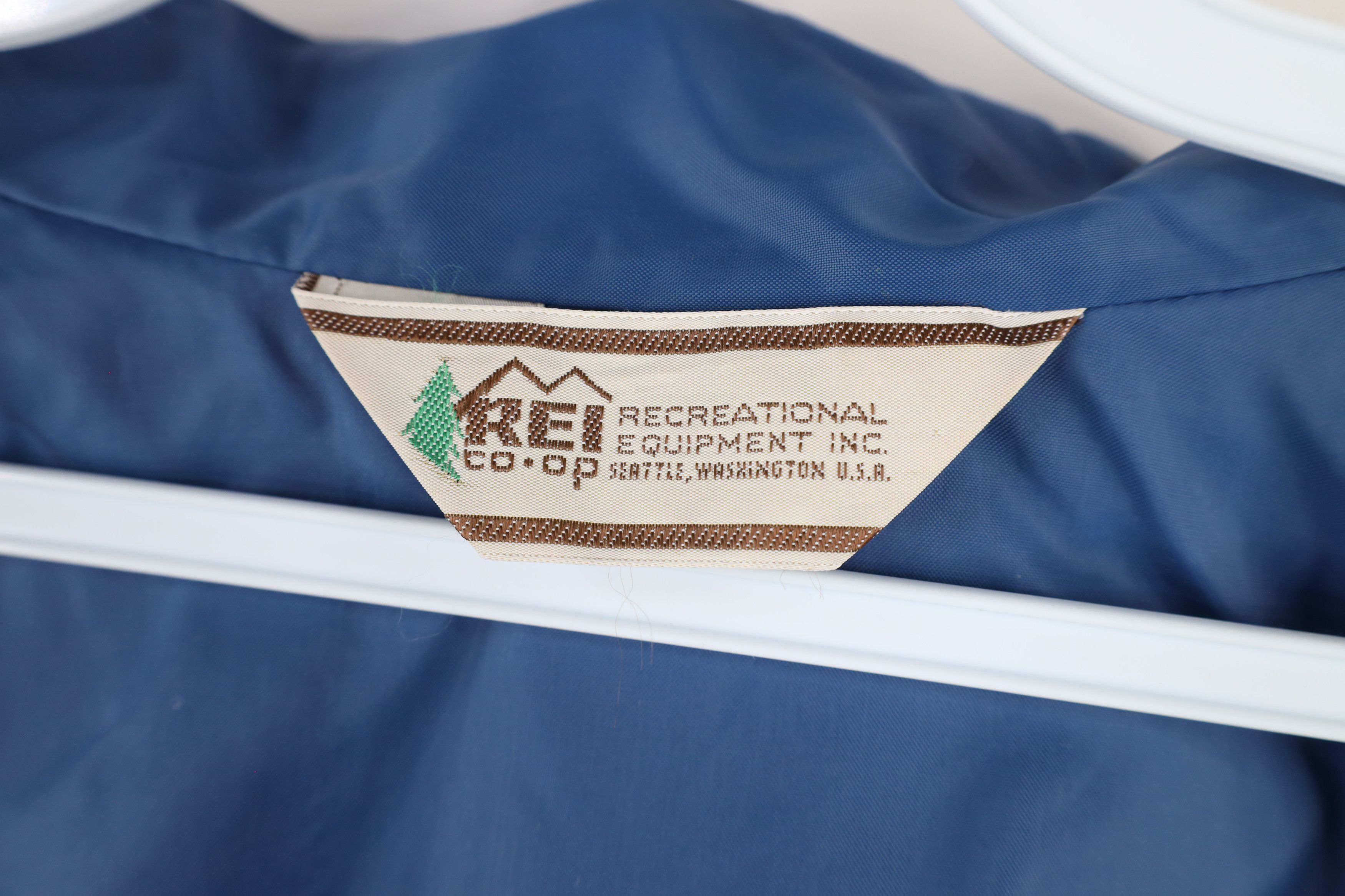 Rei × Vintage Vintage 80s 90s REI Full Zip Hooded Parka Jacket Blue USA Size US XL / EU 56 / 4 - 13 Thumbnail
