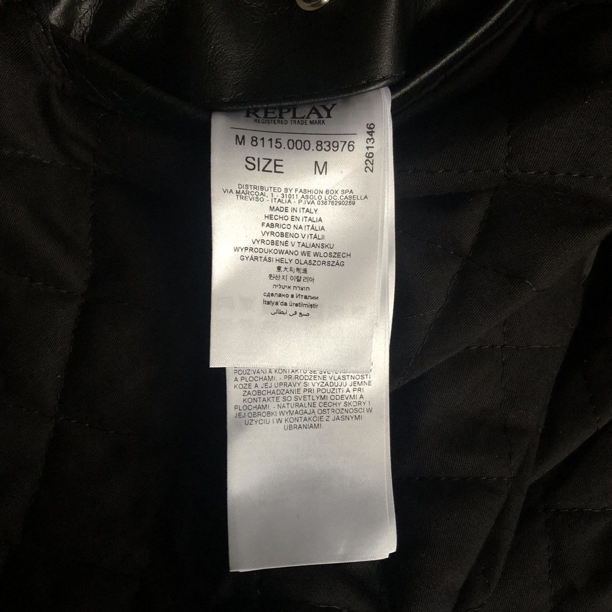 Replay Replay Blue Issue Leather Jacket Size US M / EU 48-50 / 2 - 7 Thumbnail