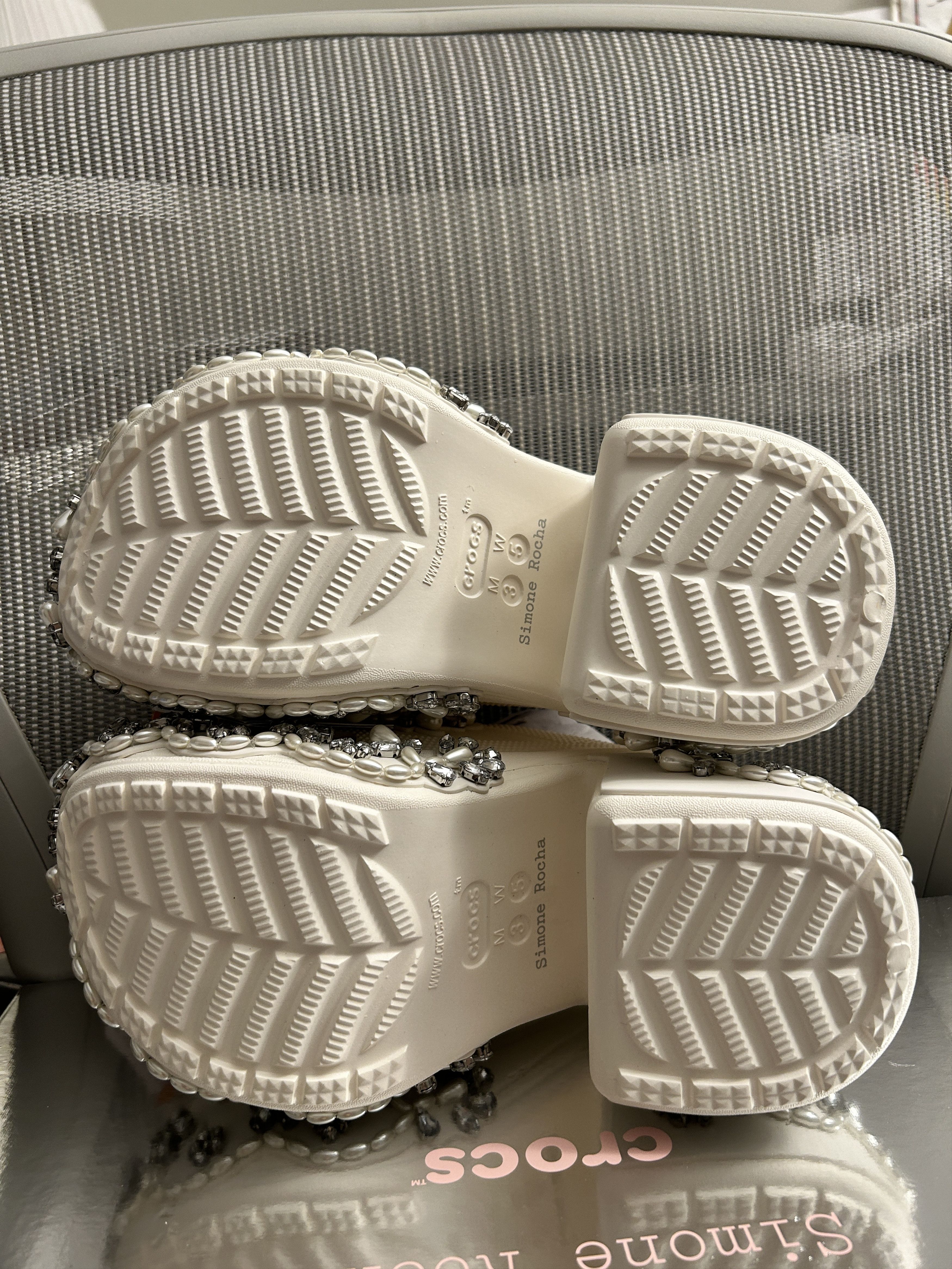 Crocs × Simone Rocha Simone Rocha Crocs Women's Siren (Chalk) Size US 10 / IT 40 - 5 Thumbnail