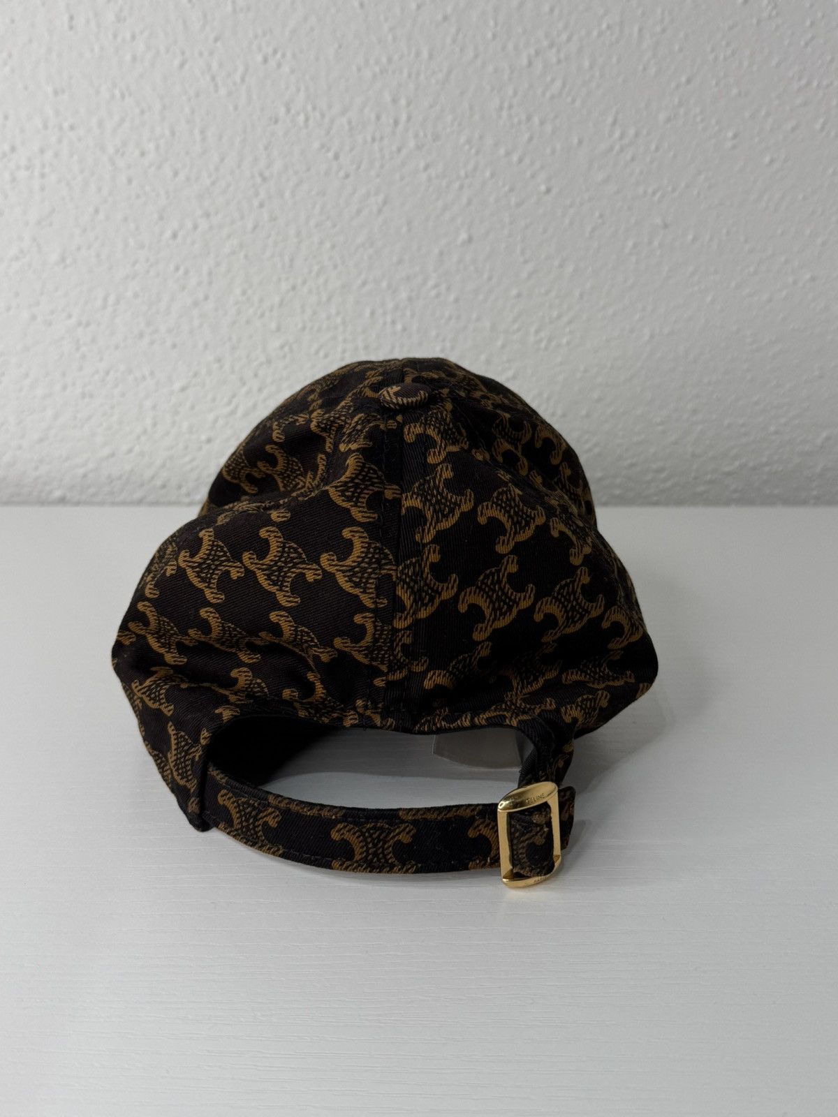 Celine CELINE Triomphe Monogram Baseball Cap size XS Size ONE SIZE - 3 Thumbnail