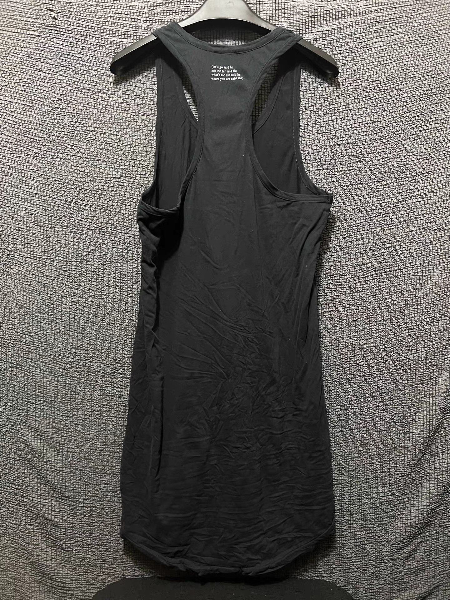 Ann Demeulemeester Ann Demeulemeester cotton slogan tank top Size US S / EU 44-46 / 1 - 2 Thumbnail