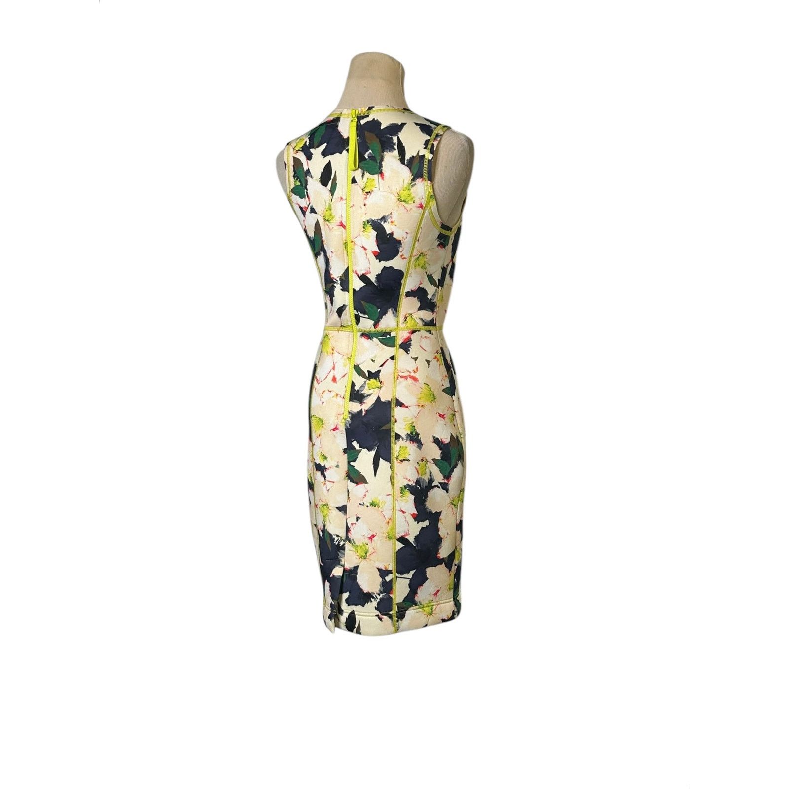 J.Crew J.Crew cove scuba floral sleeveless sheath dress size 00 Size XXS / US 00 / IT 34 - 14 Thumbnail