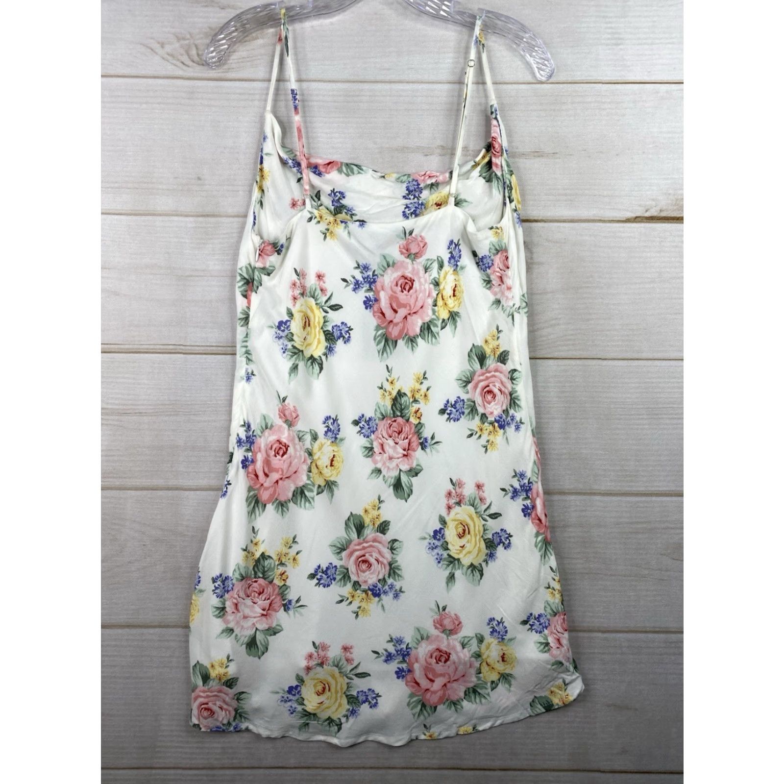 Forever 21 FOREVER 21 Dress M White Mini Floral Boho Sleeveless NWT Strappy Lined Sneak Peek: 90s Style Size M / US 6-8 / IT 42-44 - 5 Thumbnail