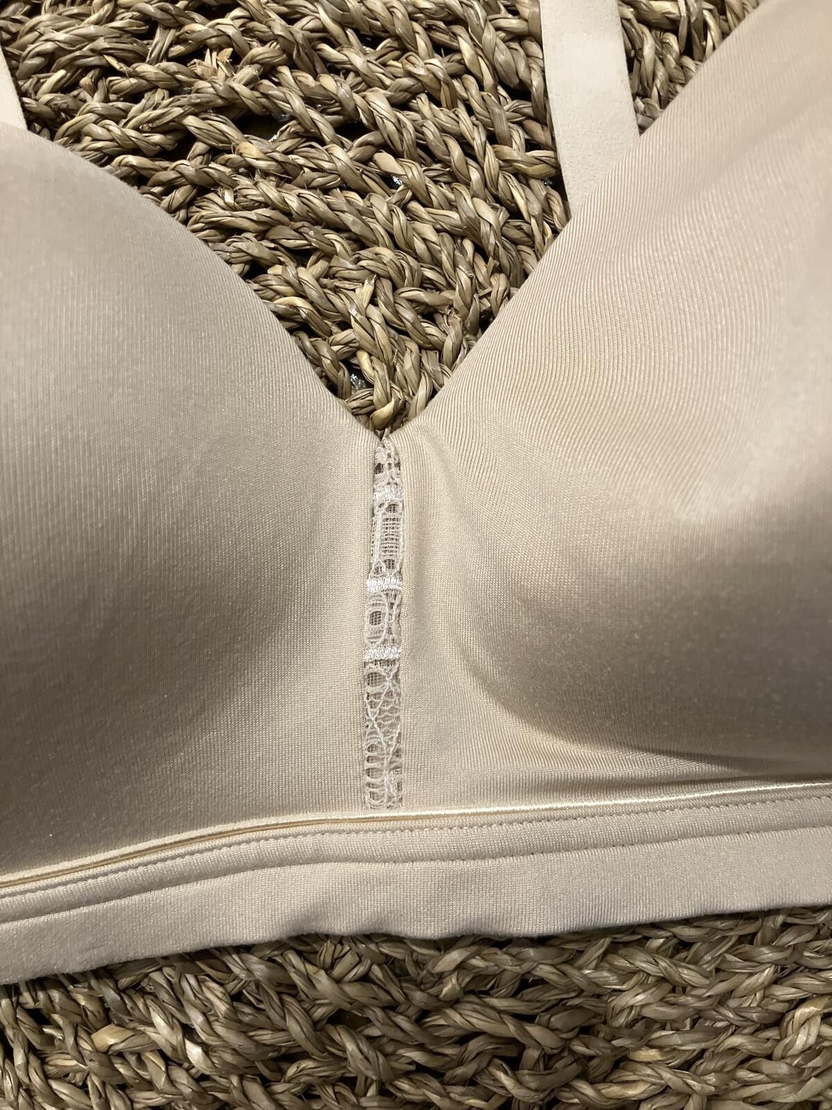 Other NWOT Vanity Fair Beige Seamless Lightly Padded Bra Size ONE SIZE - 2 Thumbnail