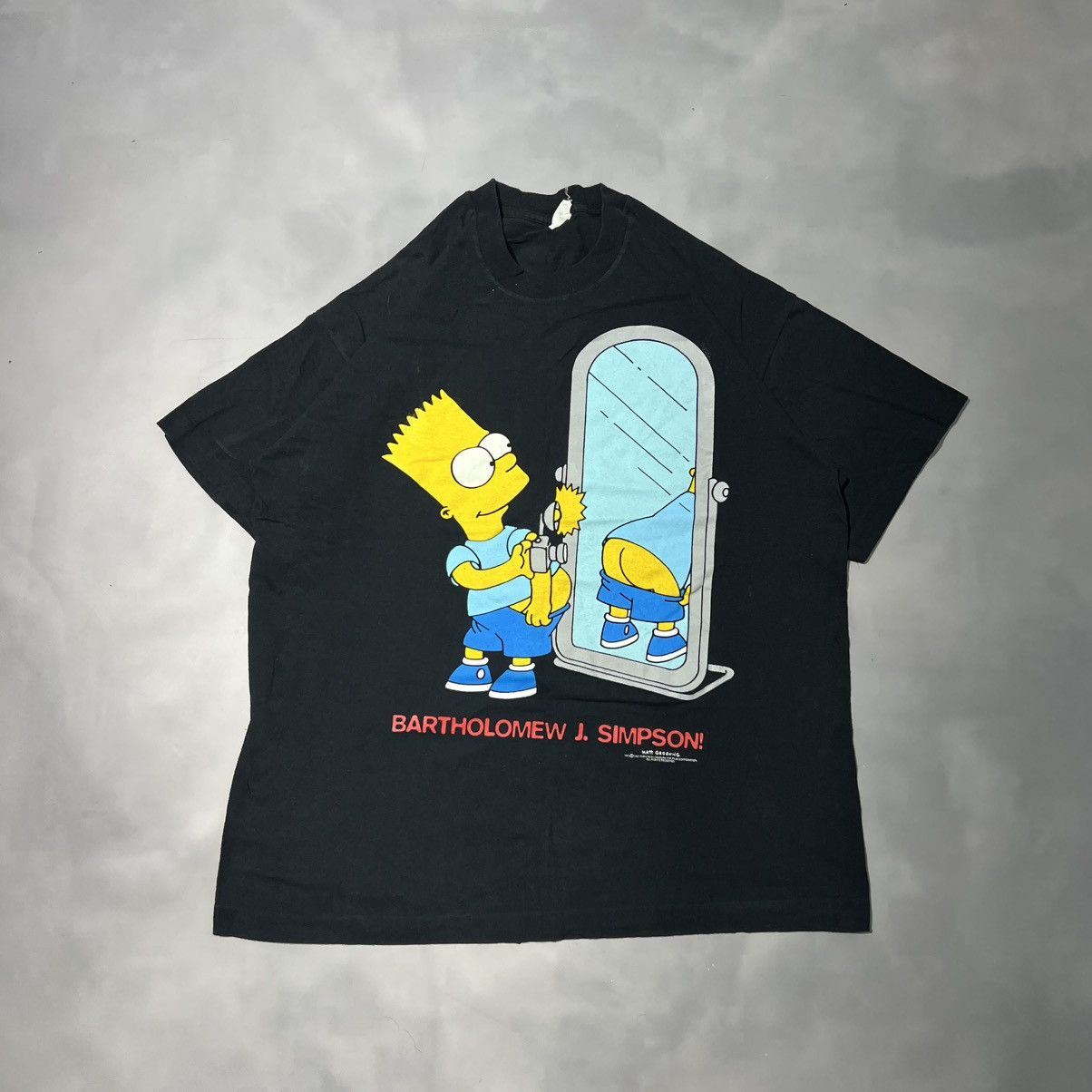 Vintage 1997 The Simpsons Bart Ass Tee Streetwear Y2K Style