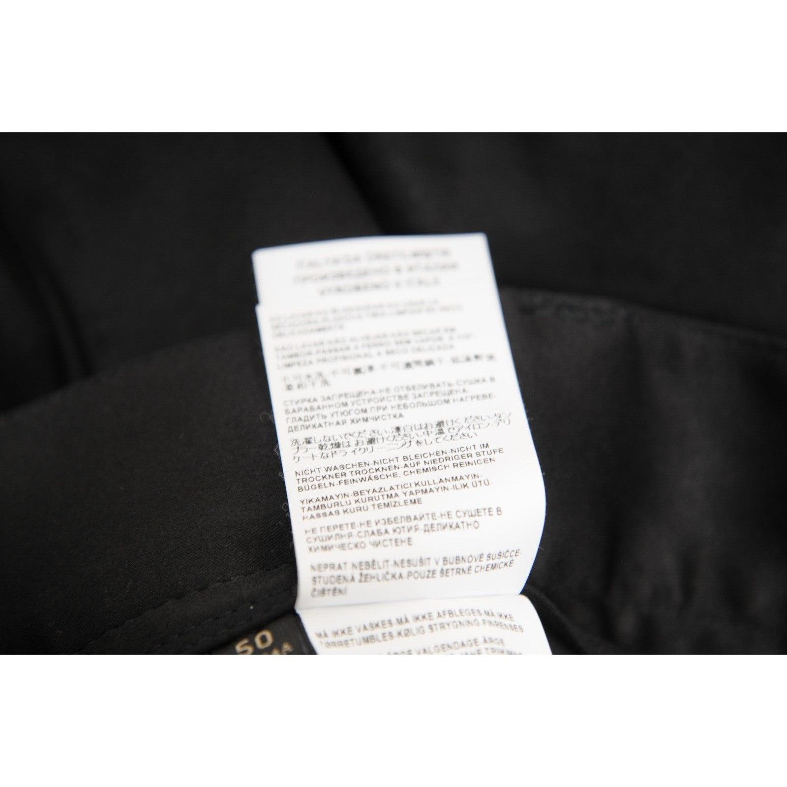 Versace Cargo Pocket Pants IT 50 Black Silk Trousers Size US 34 / EU 50 - 15 Thumbnail