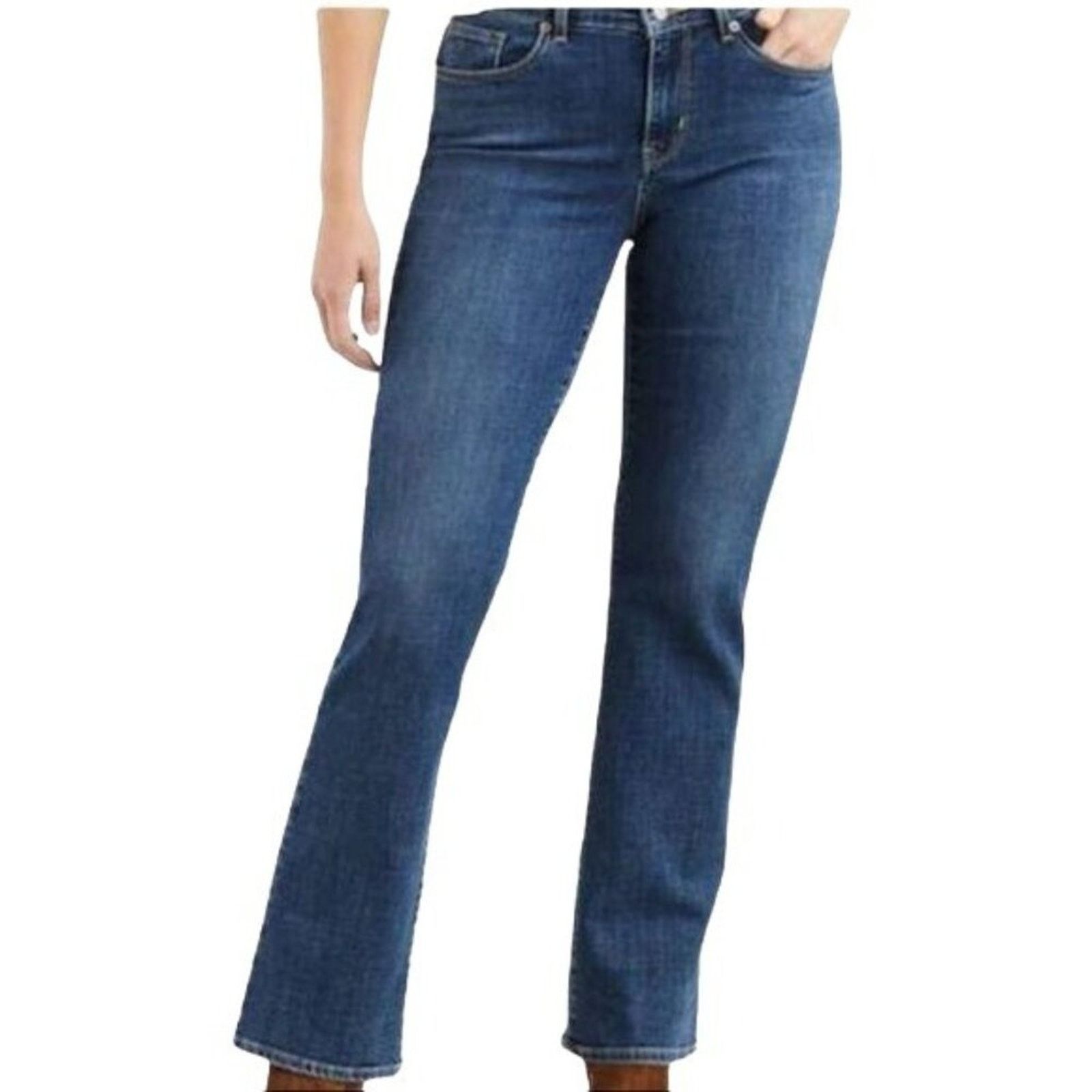 Levi's Levis 550 Womens Blue Medium Wash Denim Bootcut Jeans 6M Size 28" / US 6 / IT 42 - 9 Thumbnail