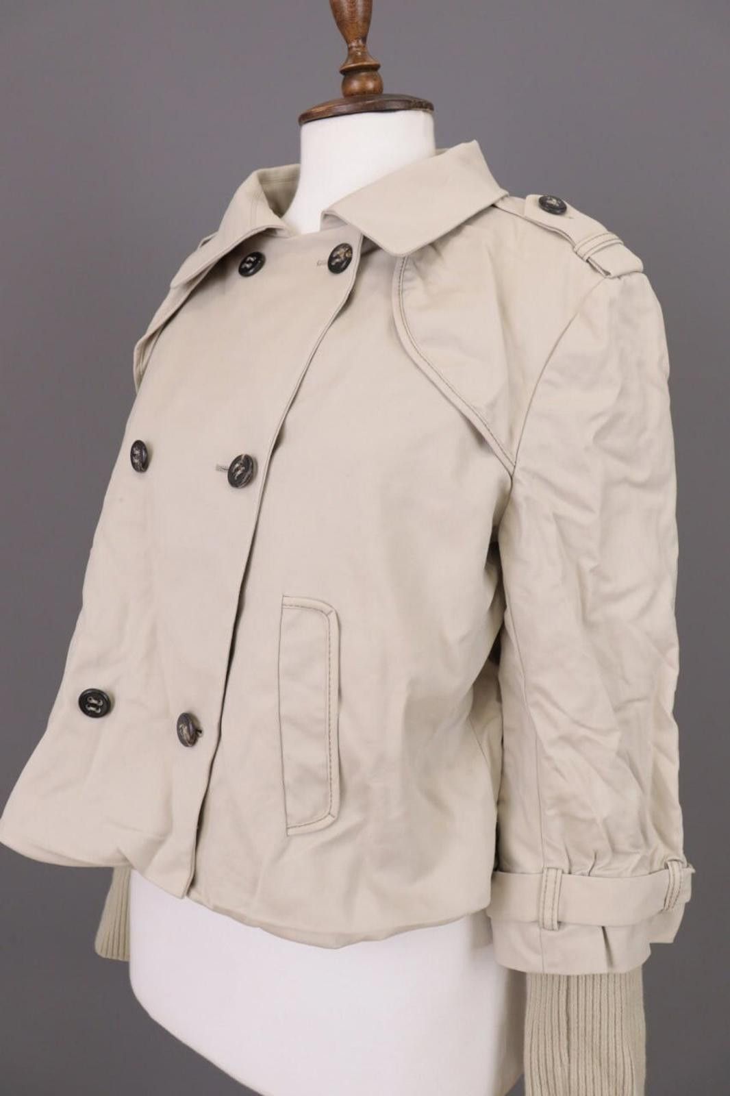 Polo Ralph Lauren Laurel Beige Double Wool Cropped Coat Jacket Size 44 Size M / US 6-8 / IT 42-44 - 12 Thumbnail