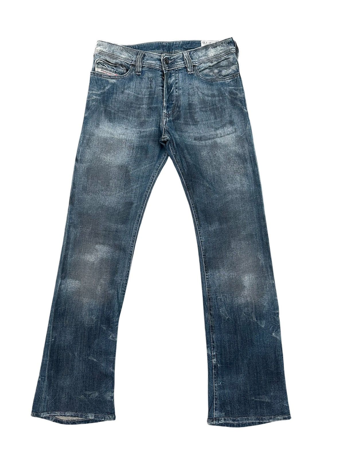Diesel RARE!! Dirty Waxed Distressed Diesel Industry Italy Jeans Size US 30 / EU 46 - 2 Thumbnail
