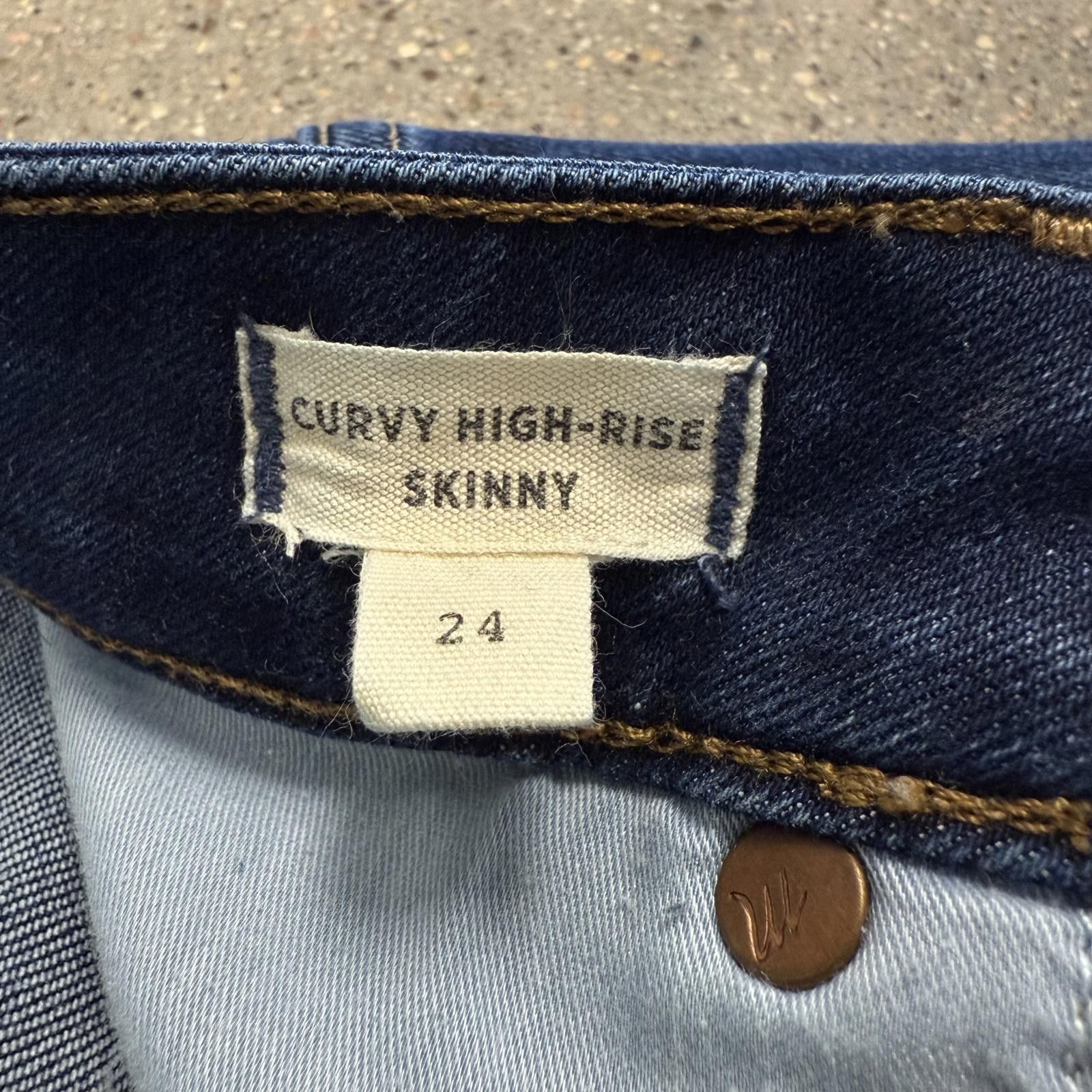 Madewell Madewell Curvy High-Rise Skinny Jeans - Out of Stock - 24 Size 24" / US 00 / IT 34 - 5 Thumbnail