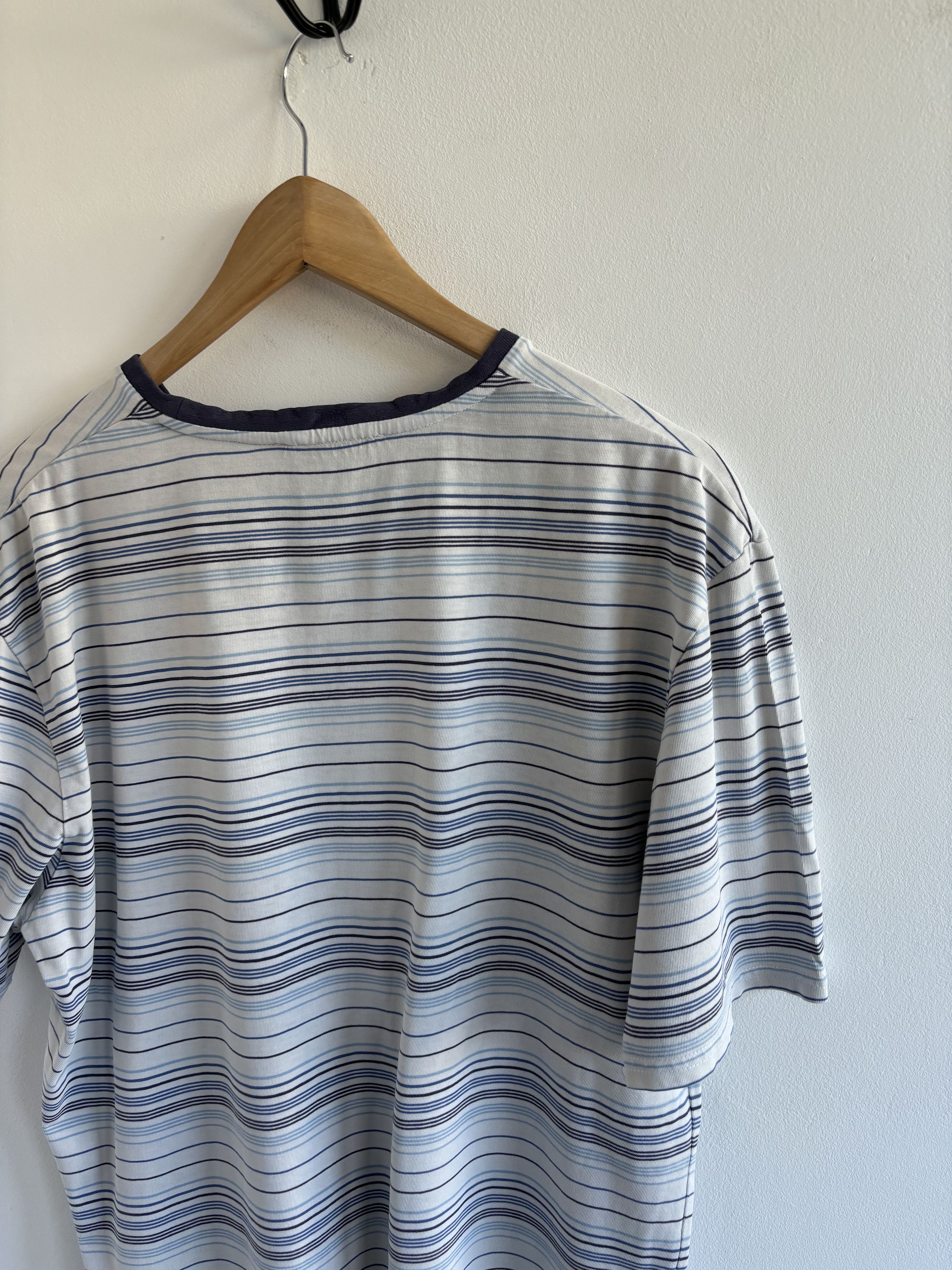 Yves Saint Laurent Vintage Yves Saint Lauren Stripped Tee Size US L / EU 52-54 / 3 - 8 Thumbnail