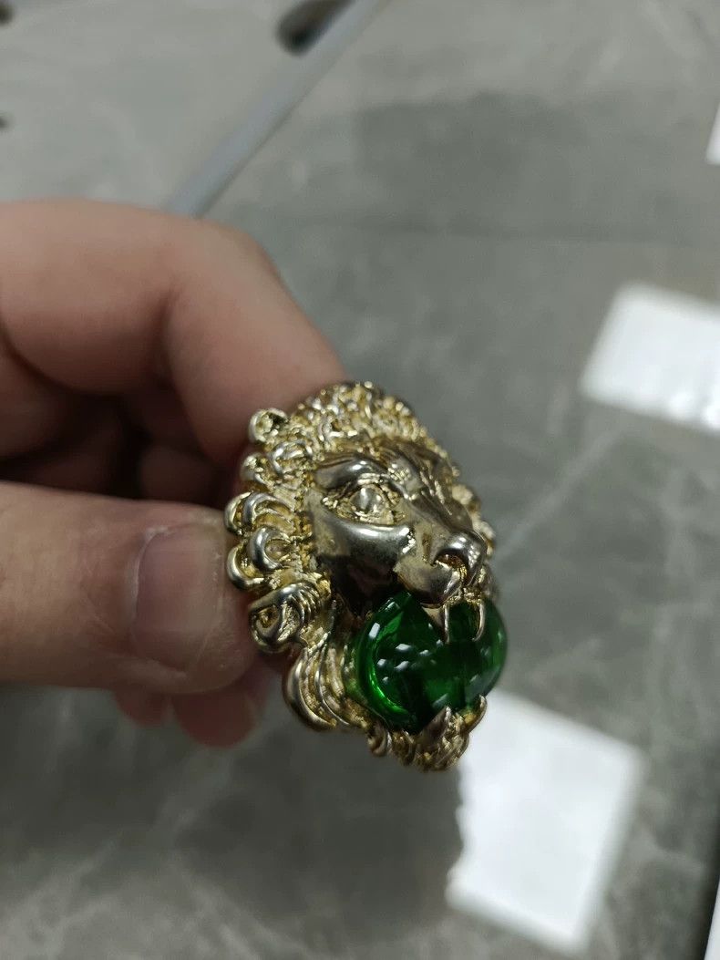Gucci Gucci Size 19 Lion's head ring 2504-Nextarrow Size ONE SIZE - 4 Thumbnail