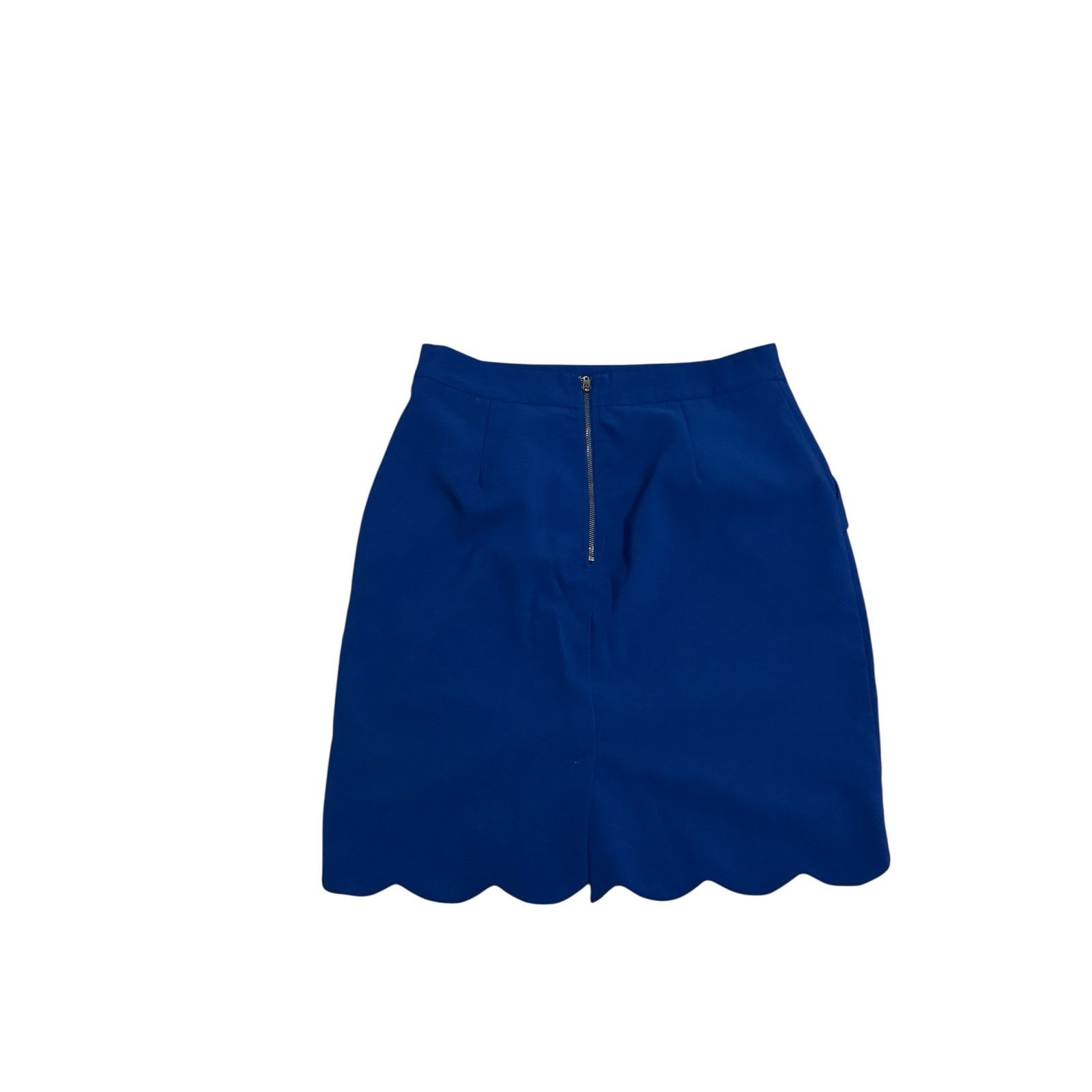 Other Brixon Ivy Ivy Royal Blue Pockets Ruffle Short Pencil Skirt Size 28" / US 6 / IT 42 - 8 Thumbnail