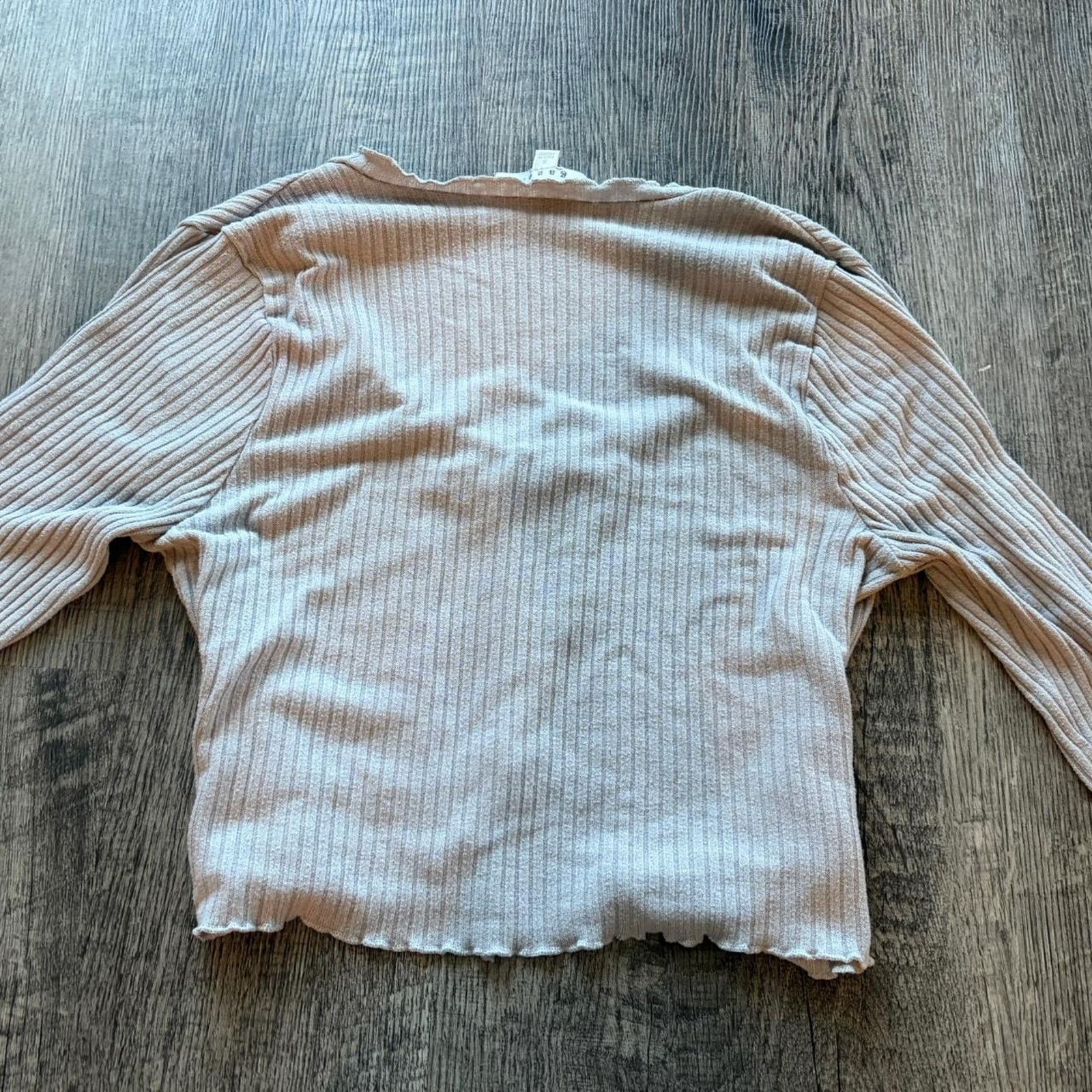 Other Grey long sleeve cardigan with tie front Size S / US 4 / IT 40 - 3 Thumbnail