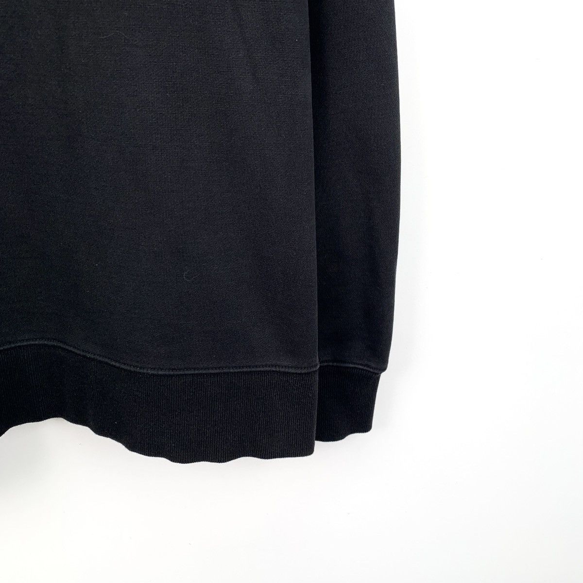 WE11DONE We11Done Black Letter Cotton Sweatshirt Size ONE SIZE - 5 Thumbnail