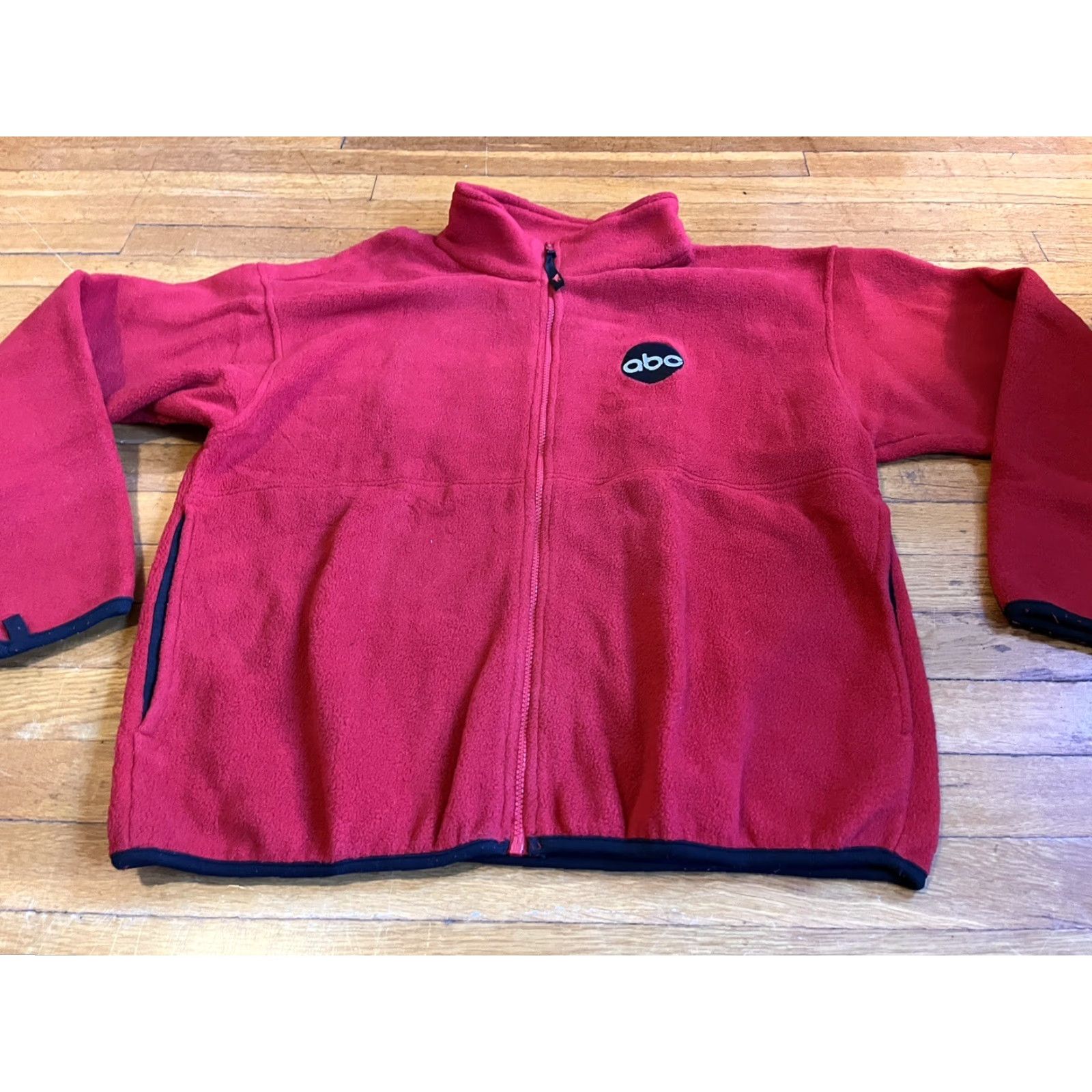 Vintage VINTAGE ABC TV WPLJ Full Zip Fleece Men's XL Red 90s Sweatshirt Polarfleece Sierra Sport Size US XL / EU 56 / 4 - 2 Thumbnail