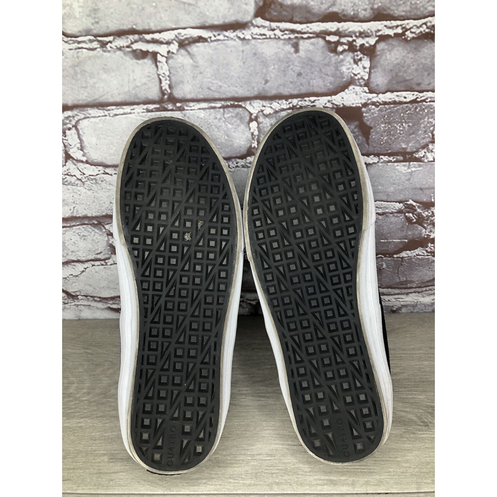Other CU4TRO Black Suede Leather Lace Up Low Top Sneakers Shoes Wo Size US 10 / IT 40 - 6 Thumbnail