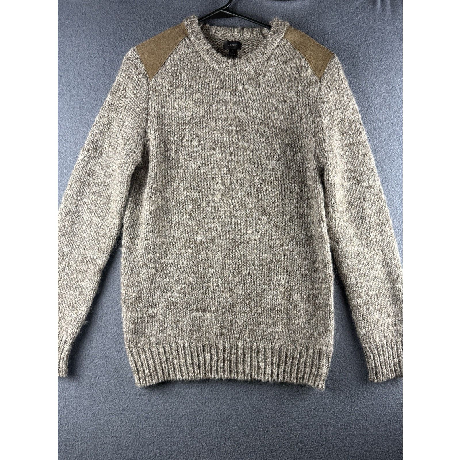 J.Crew J Crew Alpaca Wool Blend Sweater Leather Shoulder Patches S Size US S / EU 44-46 / 1 - 1 Thumbnail
