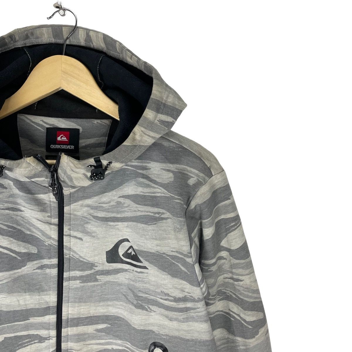 Quiksilver ⚡️QUICKSILVER SURFING CAMOUFLAGE HOODIE SWEATSHIRT Size US M / EU 48-50 / 2 - 3 Thumbnail