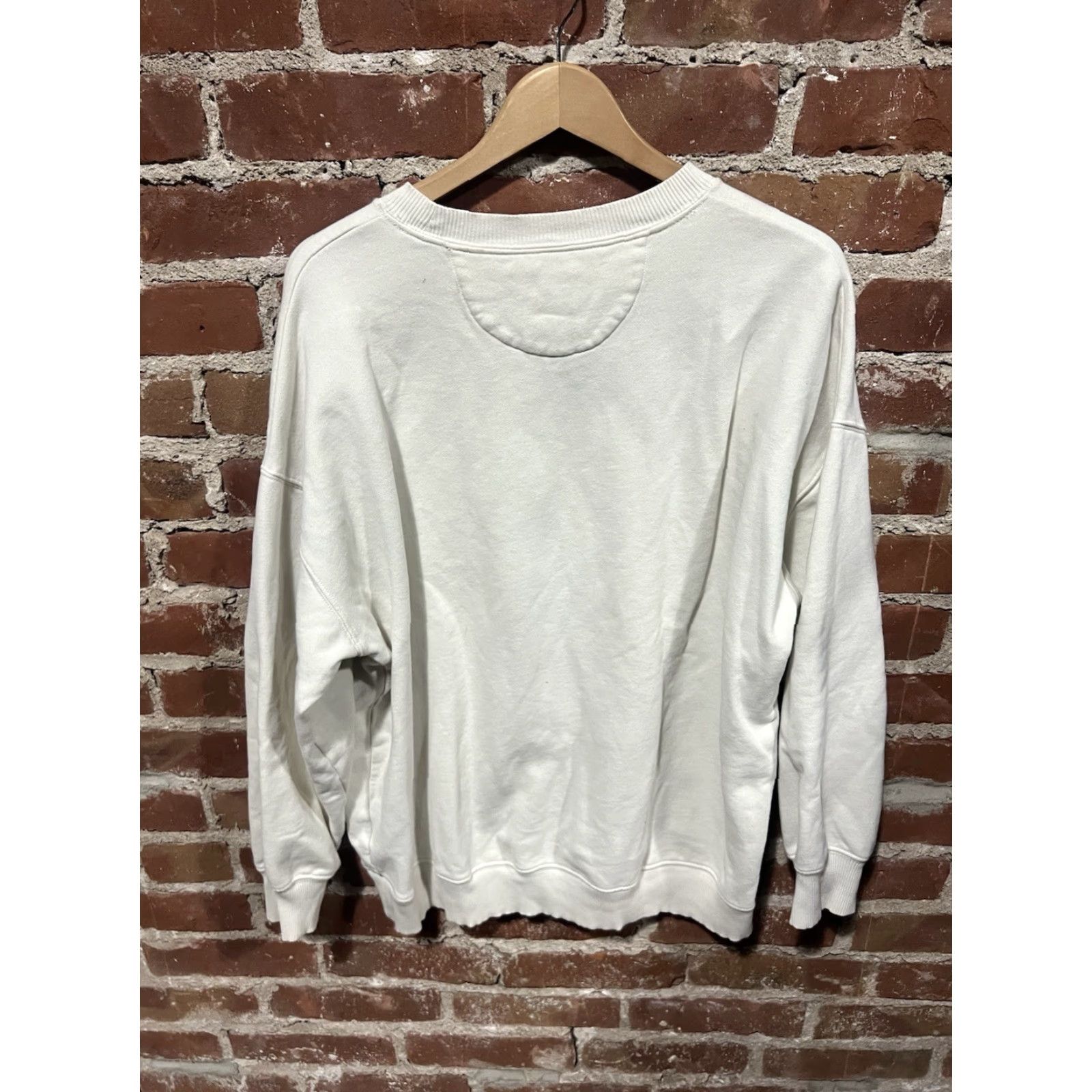 American Eagle Outfitters American Eagle Womens White Rolling Stones Graphic Pullover Sweater M Size M / US 6-8 / IT 42-44 - 2 Thumbnail