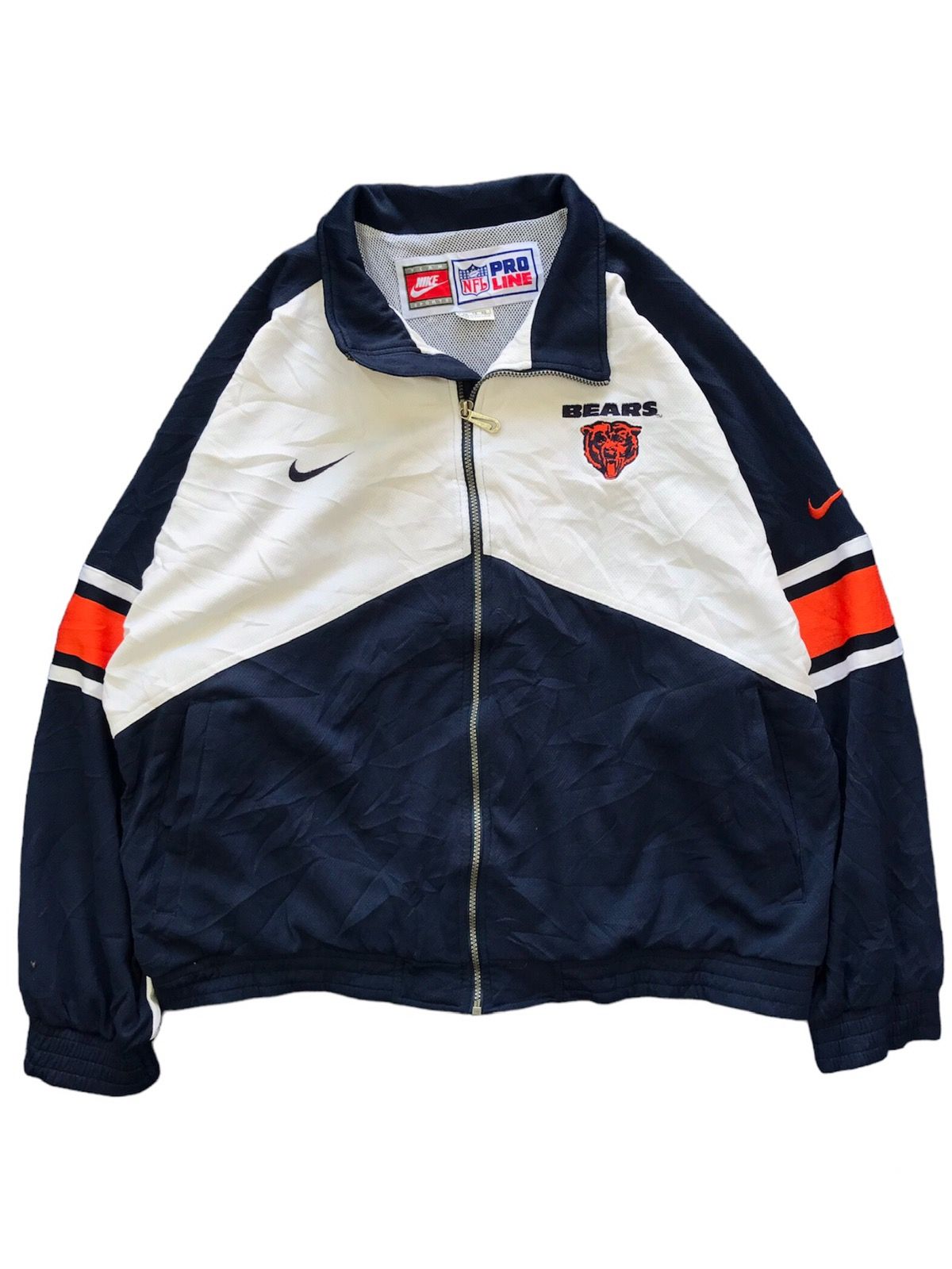 Nike Vintage Nike Chicago Bears NFL Pro Line jacket Size US XL / EU 56 / 4 - 1 Preview