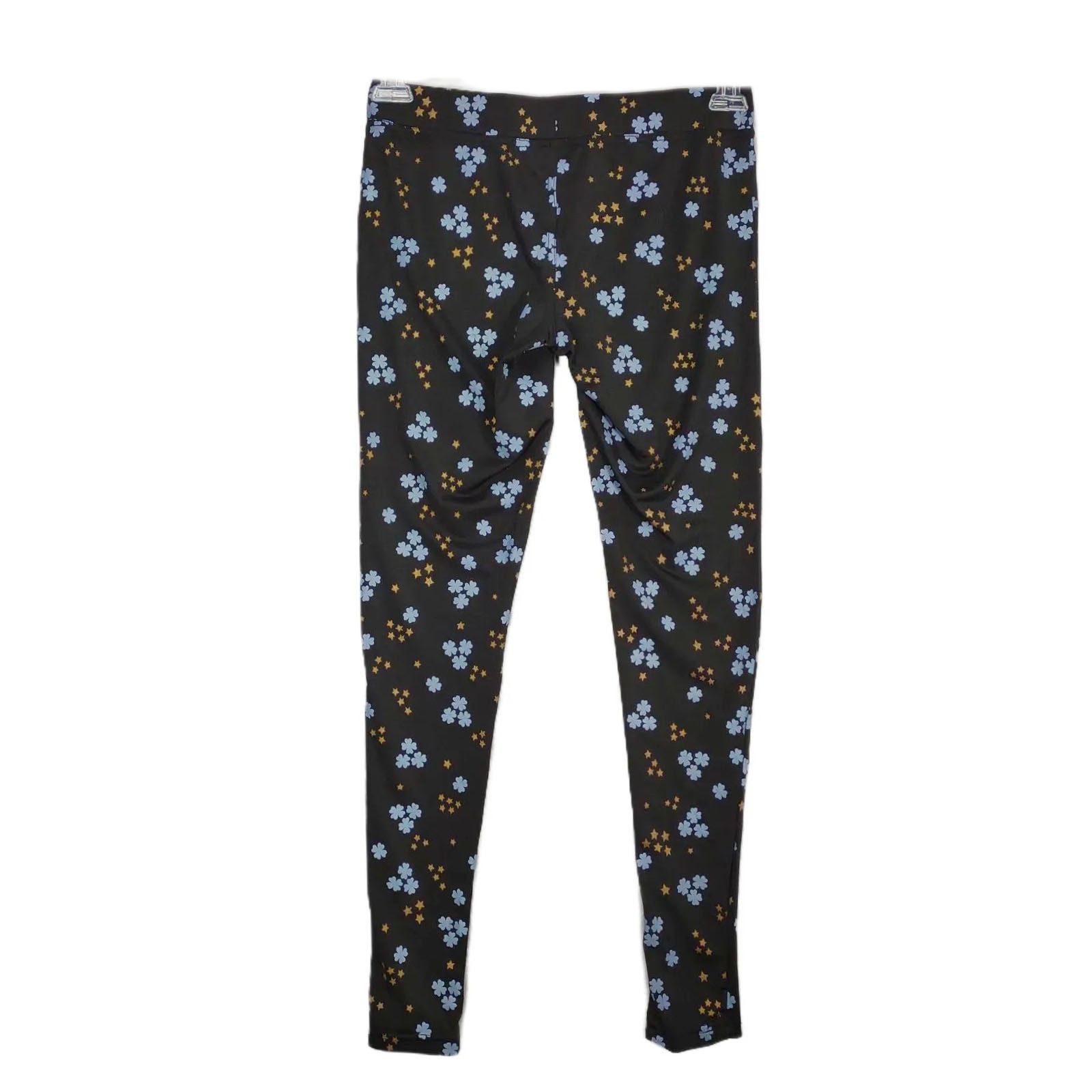 Tipsy Elves Tipsy Elves Women's S Shamrock Clover & Gold Stars Leggings Size 28" / US 6 / IT 42 - 1 Thumbnail