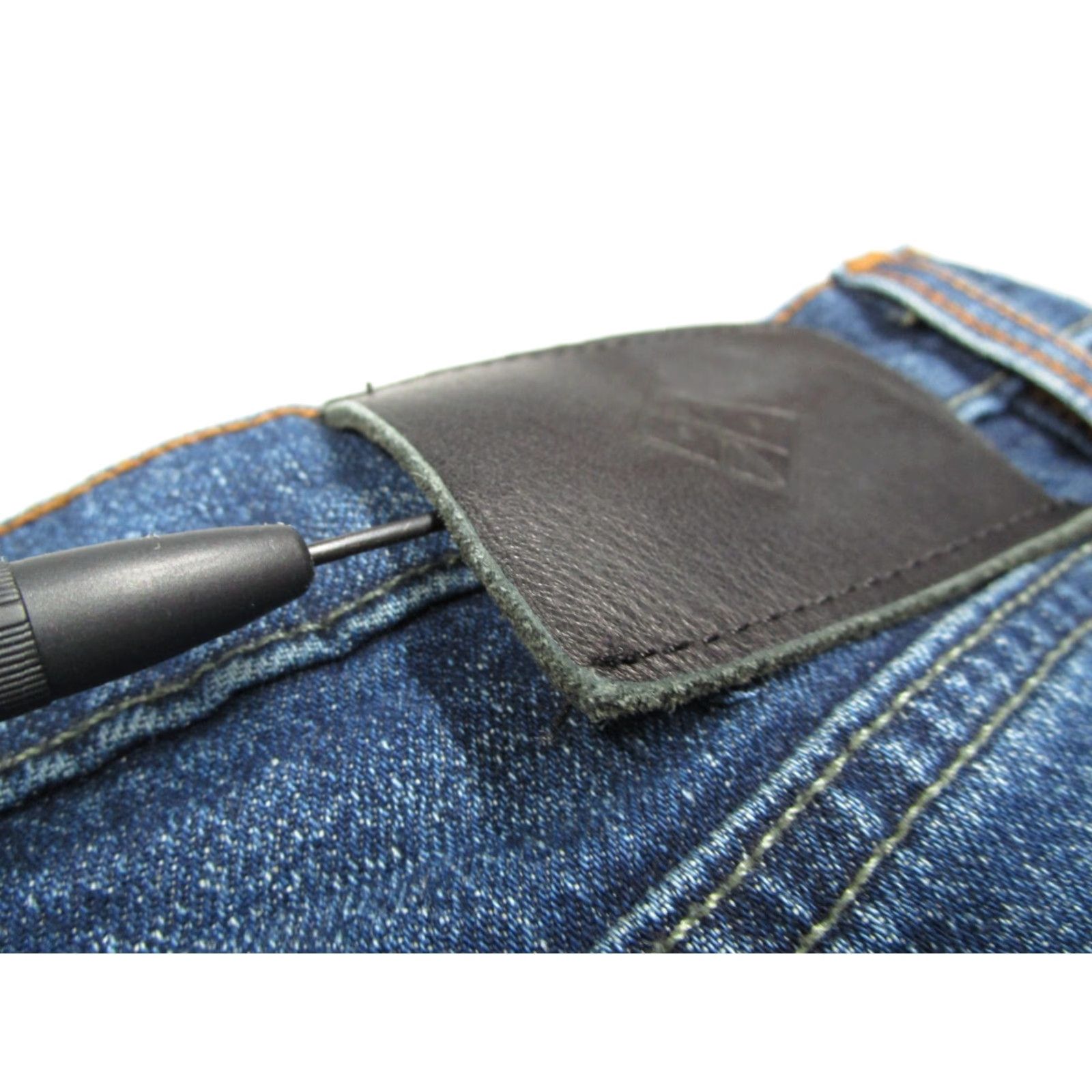 Roark Roark Jeans Mens 34 Blue Standard Slim Fit Hwy 133 Denim Workwear Hemp 34x32 Size US 34 / EU 50 - 7 Thumbnail
