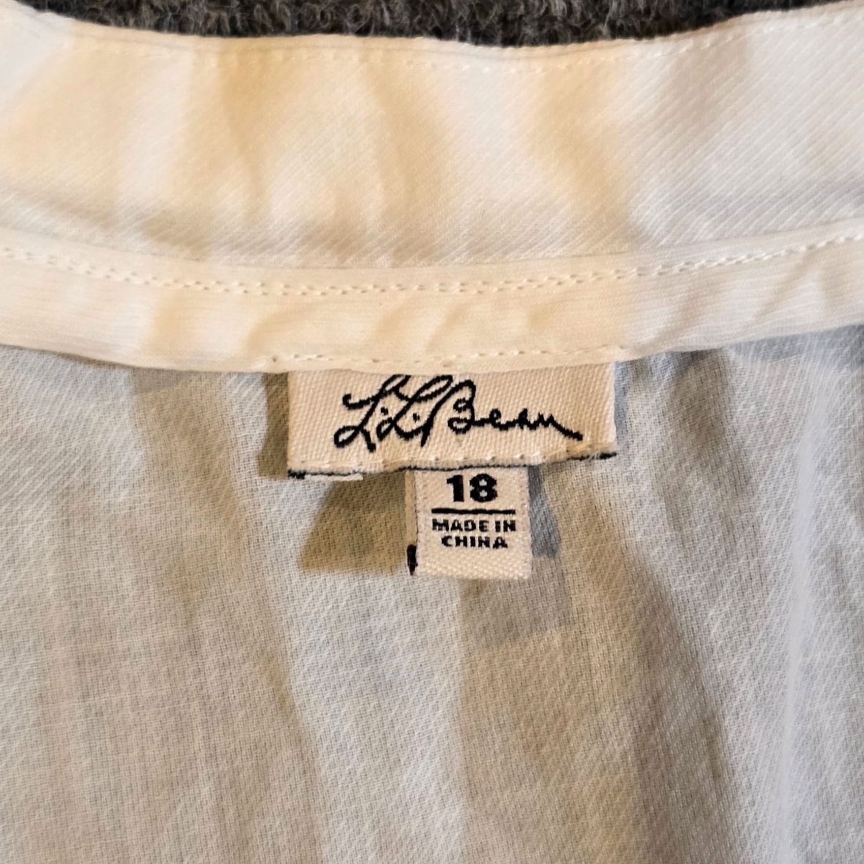 Vintage L.L. Bean Tank Top Womens Size 18 White Lightweight Sheer Tie Tank Top Casual Layer Shirt Size XXL / US 16-18 / IT 52-54 - 3 Thumbnail