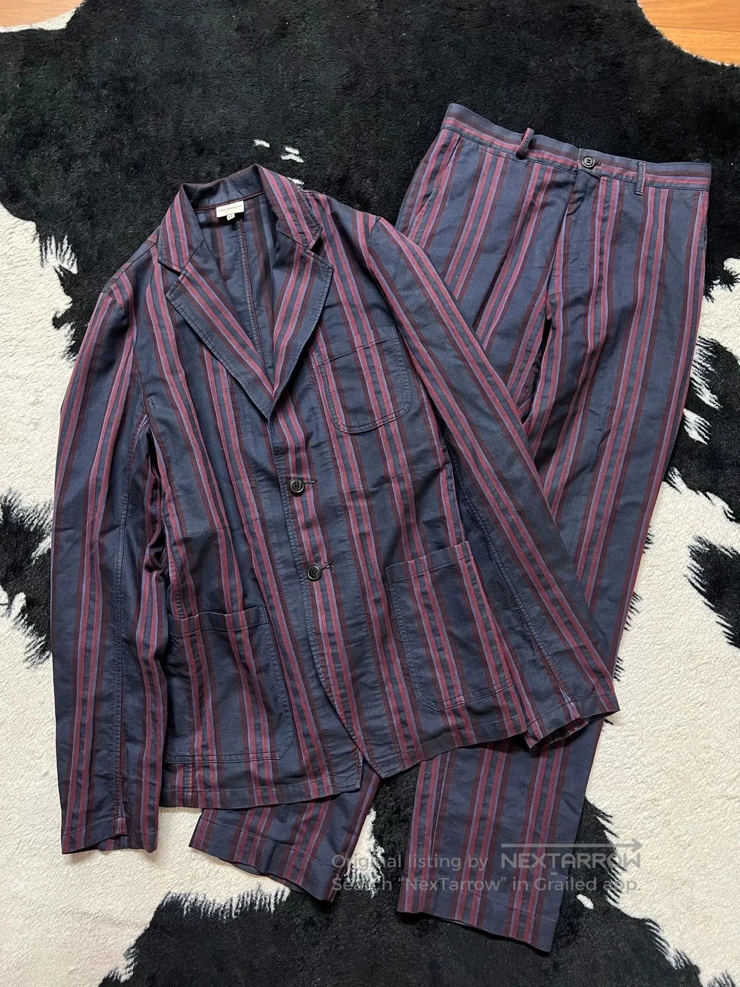Dries Van Noten Dries Van Noten Striped Suit Set. Size US 30 / EU 46 - 2 Thumbnail