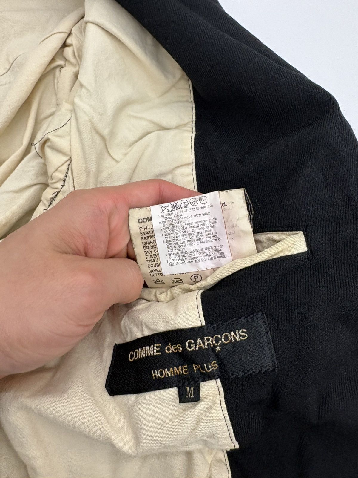 Comme des Garcons Comme des garçons Black Jacket Size 38R - 6 Thumbnail