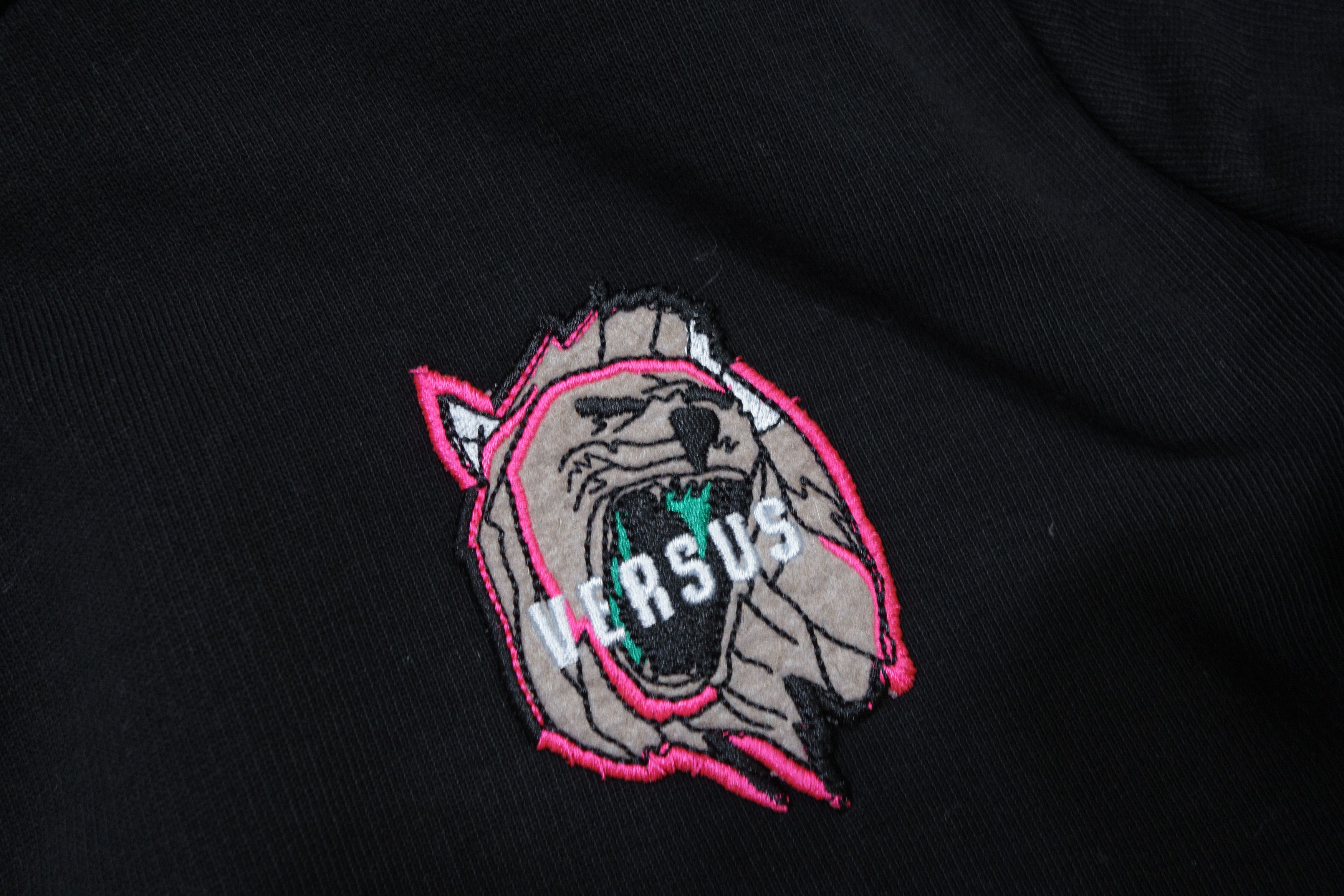 Versus Versace Patch Lion Neon Pink Punk Logo Crewneck Sweatshirt Size S / US 4 / IT 40 - 5 Thumbnail