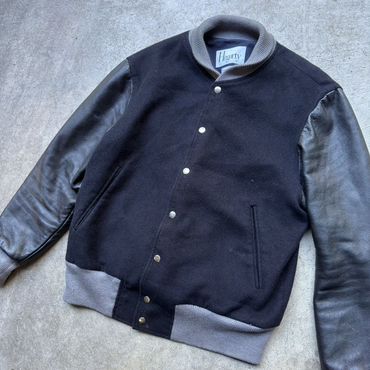 Other Hegarty Black Leather Bomber Size US L / EU 52-54 / 3 - 2 Thumbnail