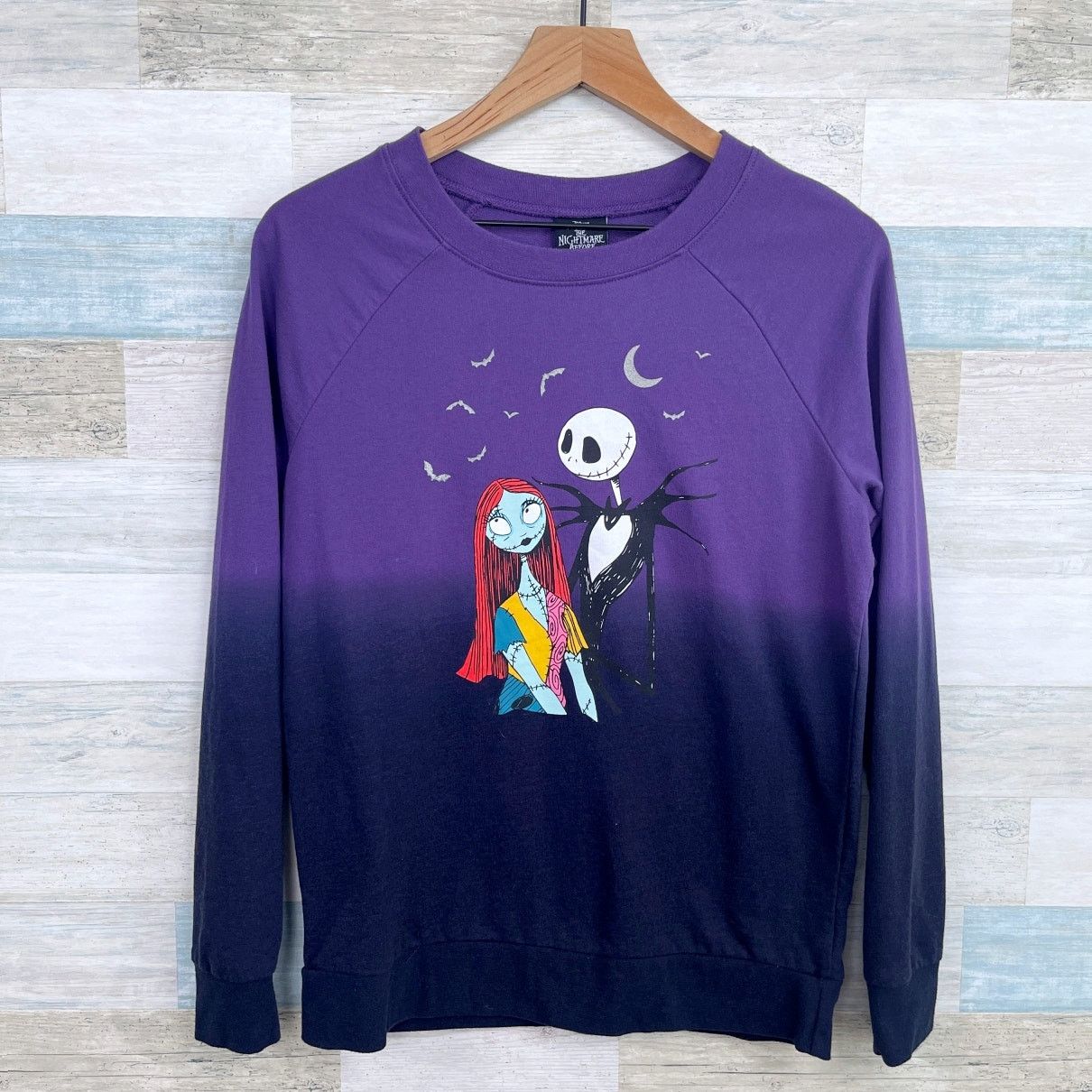 Disney Nightmare Before Christmas Sweatshirt Pajama Top Womens S Size ONE SIZE - 1 Thumbnail