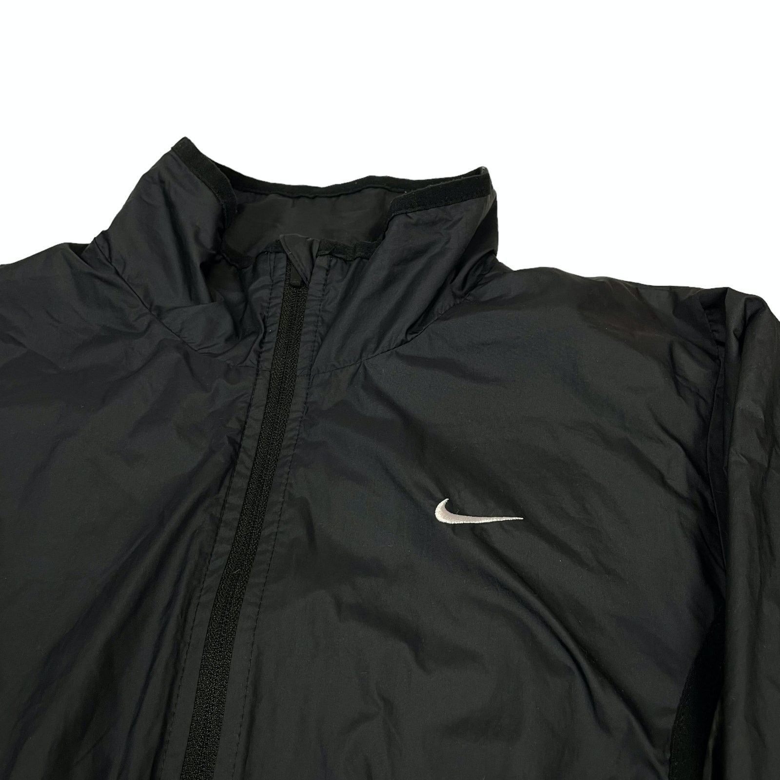 Nike × Vintage Nike Women's Black Long Sleeve Full Zip Windbreaker Jacket S Size S / US 4 / IT 40 - 3 Thumbnail